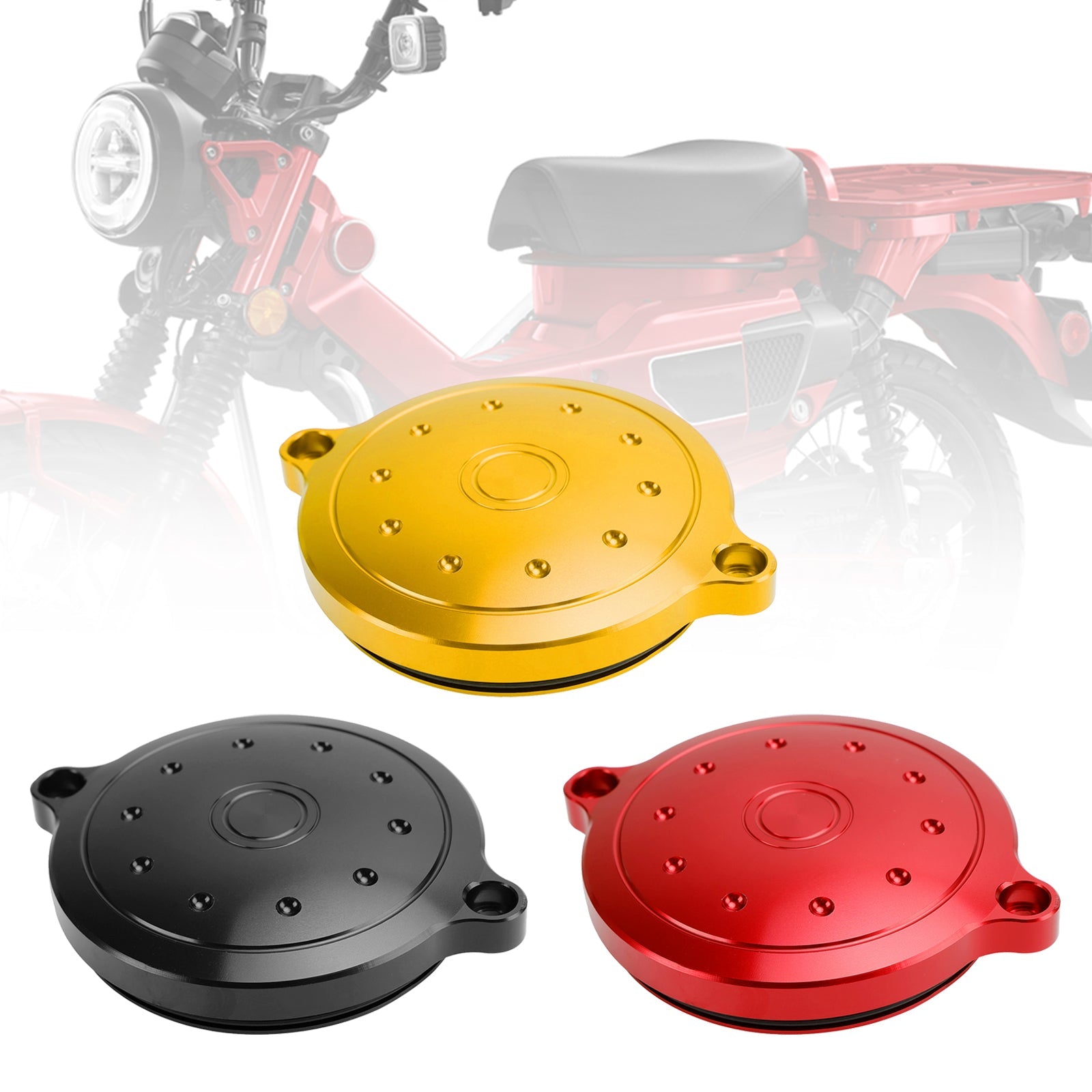 Couvercle latéral de culasse pour Honda CT/Ct125 Cub 110 Trail Grom Msx Monkey Cub rouge