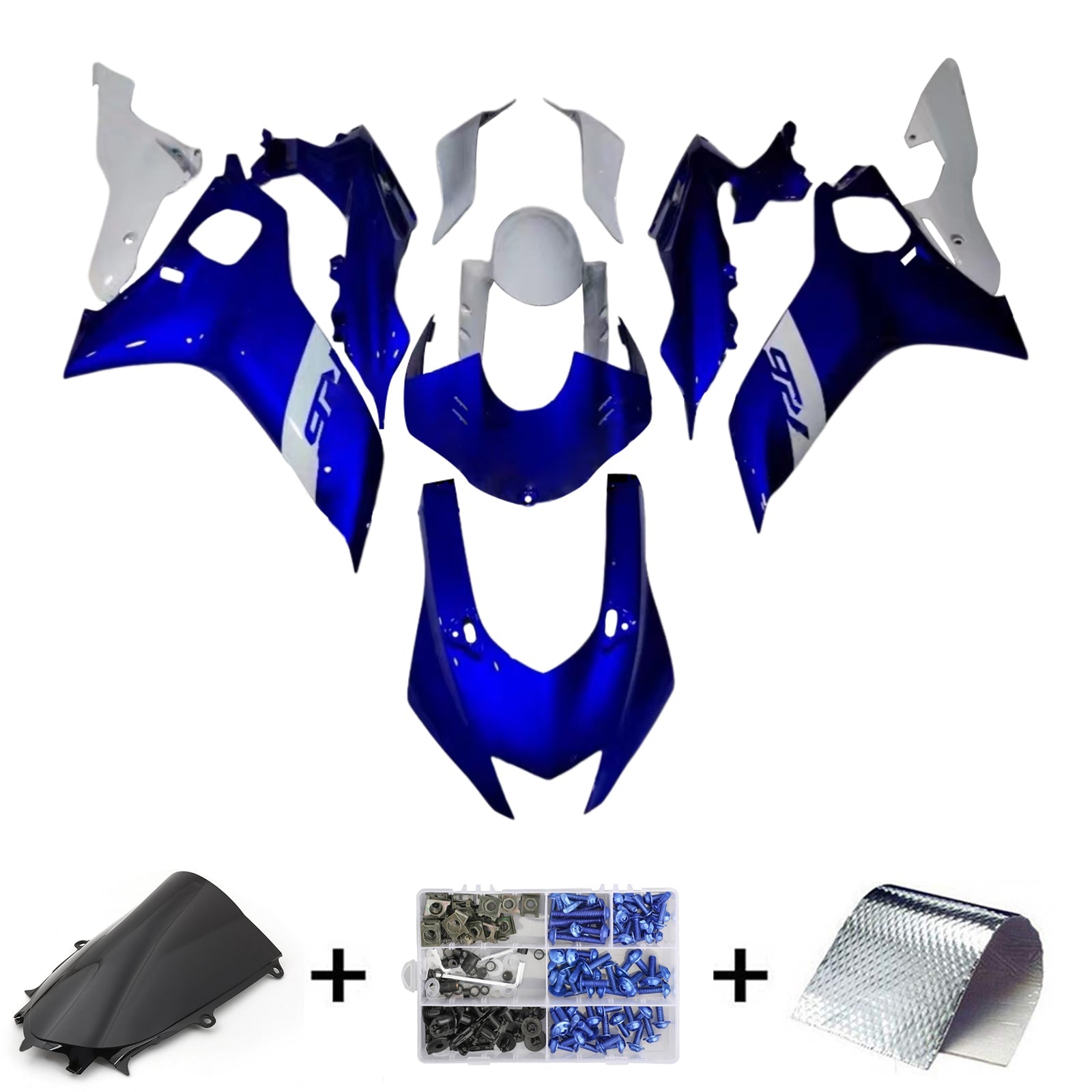 2017-2022 Yamaha YZF-R6 Kit de carenado Carrocería Plástico ABS