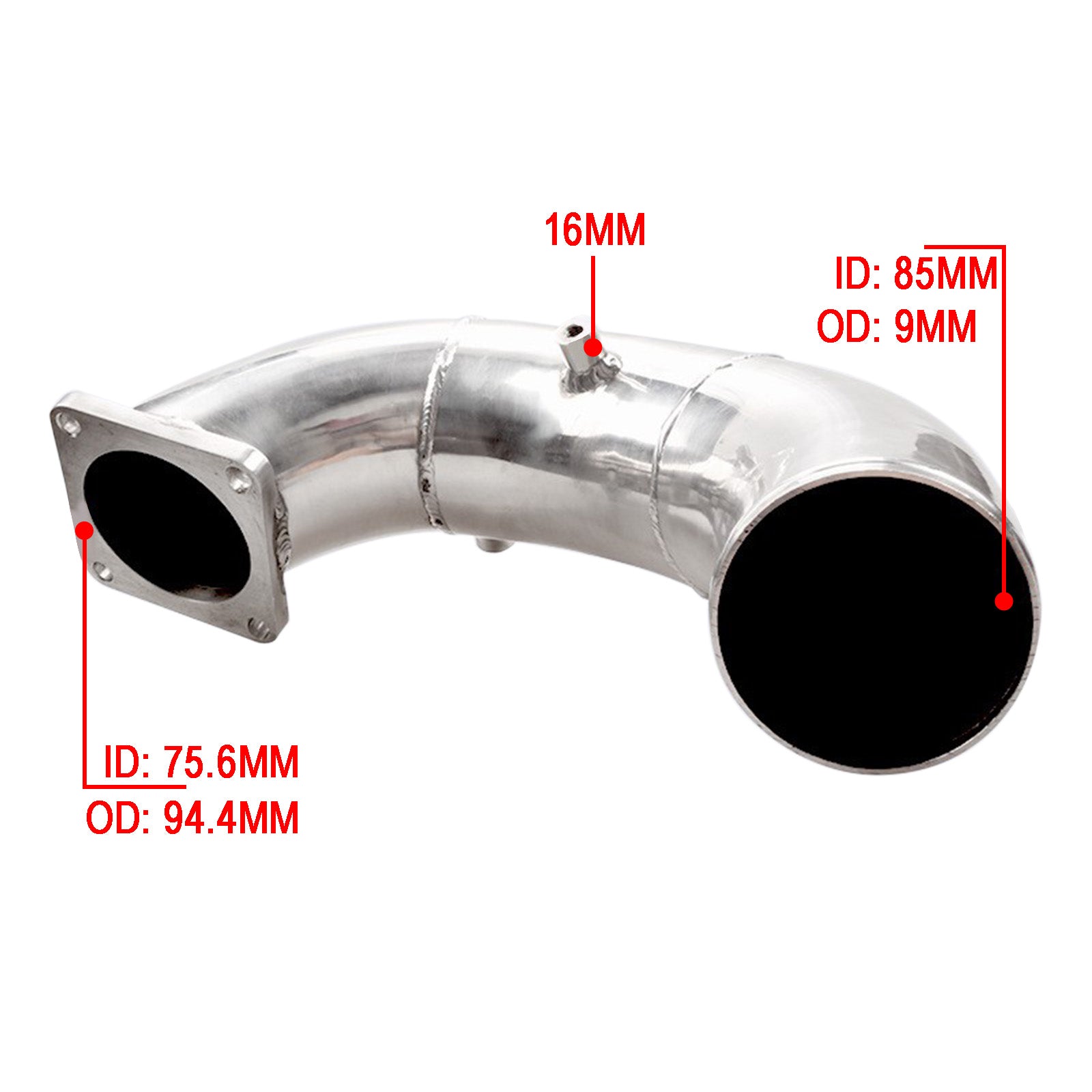 1994-1998 Dodge 5.9L 12V Cummins Diesel 3.5" Air Intake Elbow Charge Pipe Fedex Express