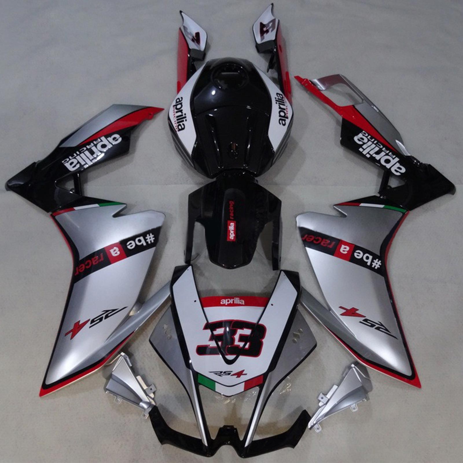 2012-2016 Aprilia RS4 125/50 Amotopart Injection Fairing Kit Bodywork #104