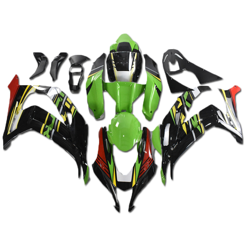 2016-2020 Kawasaki ZX10R Amotopart Injection Fairing Kit Bodywork Plastic ABS #117