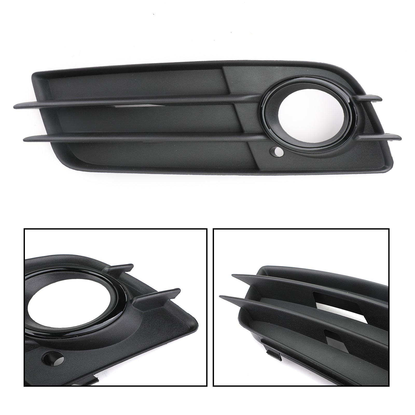 Linkerkant Matzwarte mistlampgrill S-lijnbumper voor AUDI A4 B8 2008-2012 Generiek