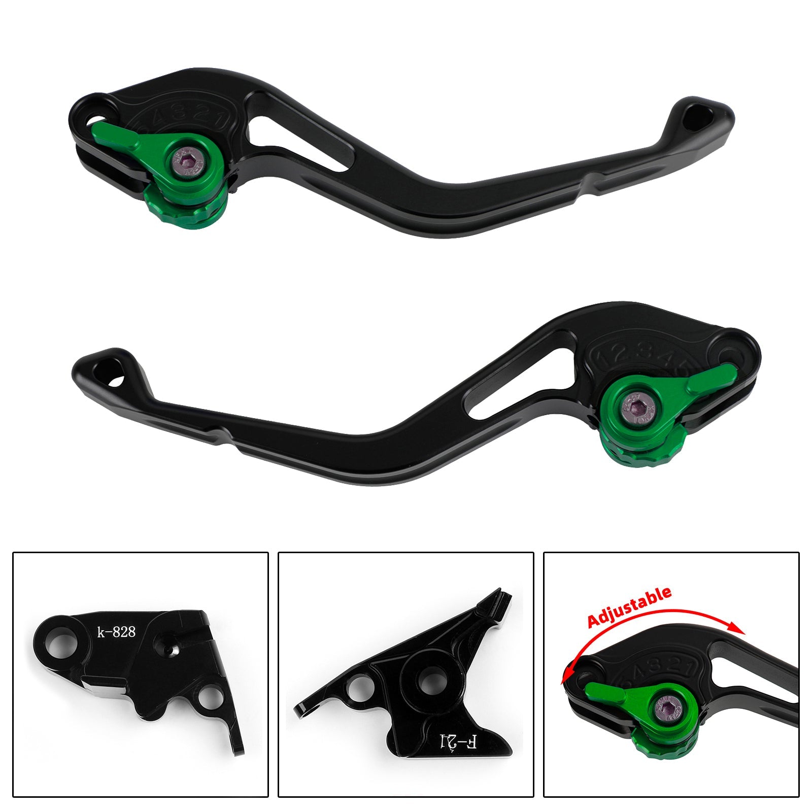 Kawasaki Z750 07-12 Z800 version 13-16 NEW Short Clutch Brake Lever