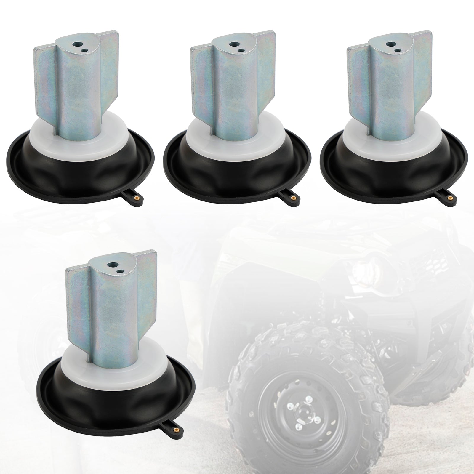 4X forgasserstempelmembran passer til Kawasaki PRAIRIE 700 KVF650 KVF700