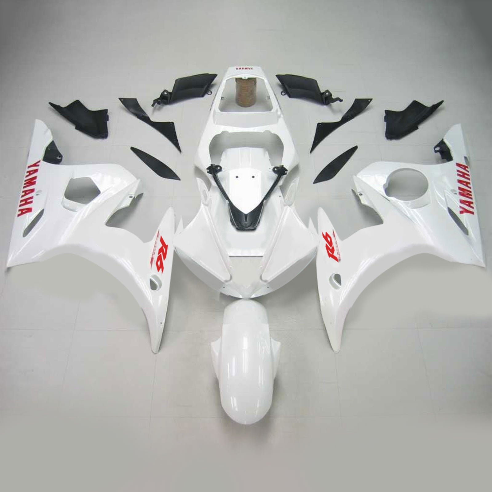 2003-2004 Yamaha YZF 600 R6 2006-2009 R6S Amotopart Injection Fairing Kit Karosseri Plast ABS #114