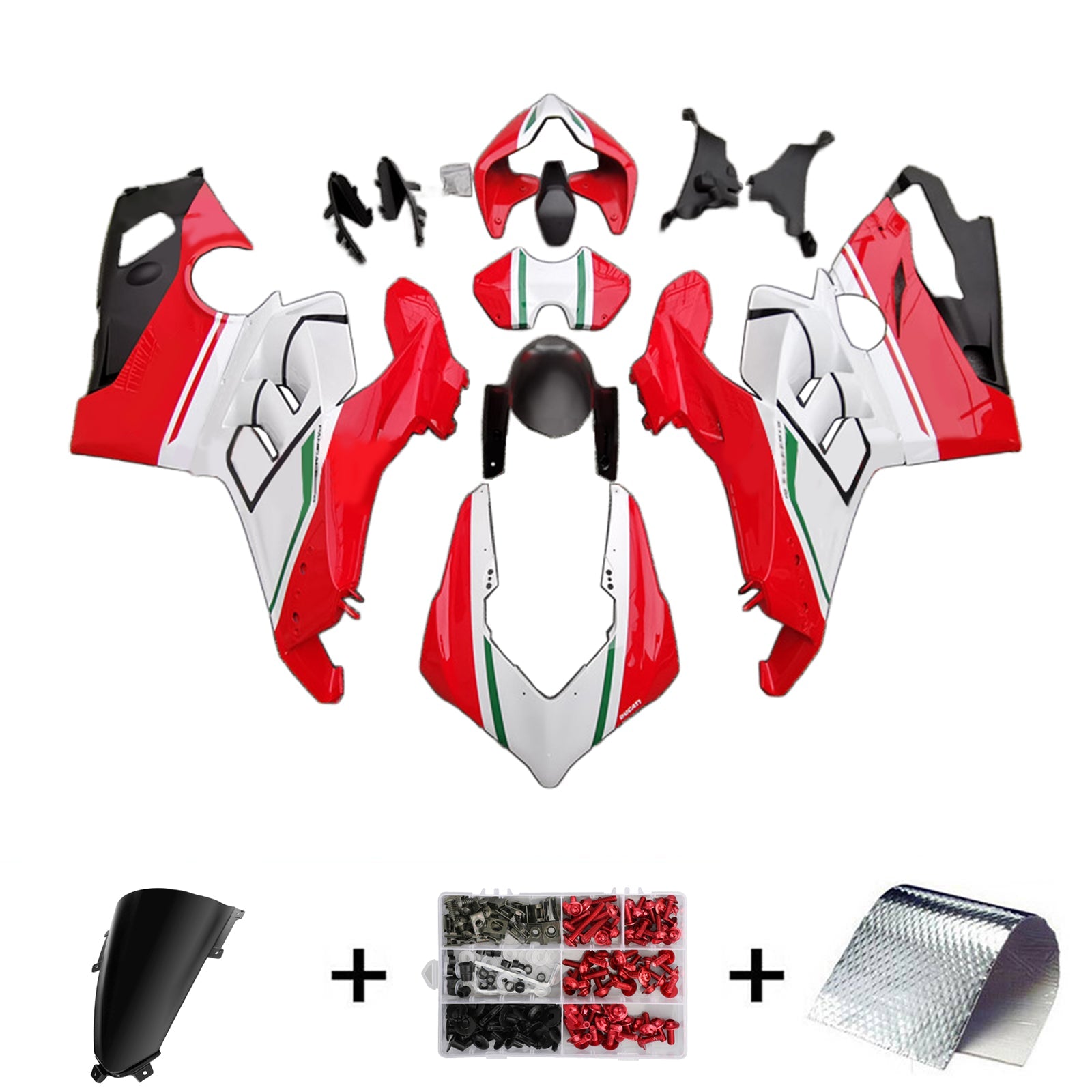 2020-2022 Ducati Panigale V4 V4S V4SP V4R Kit de carenado Carrocería