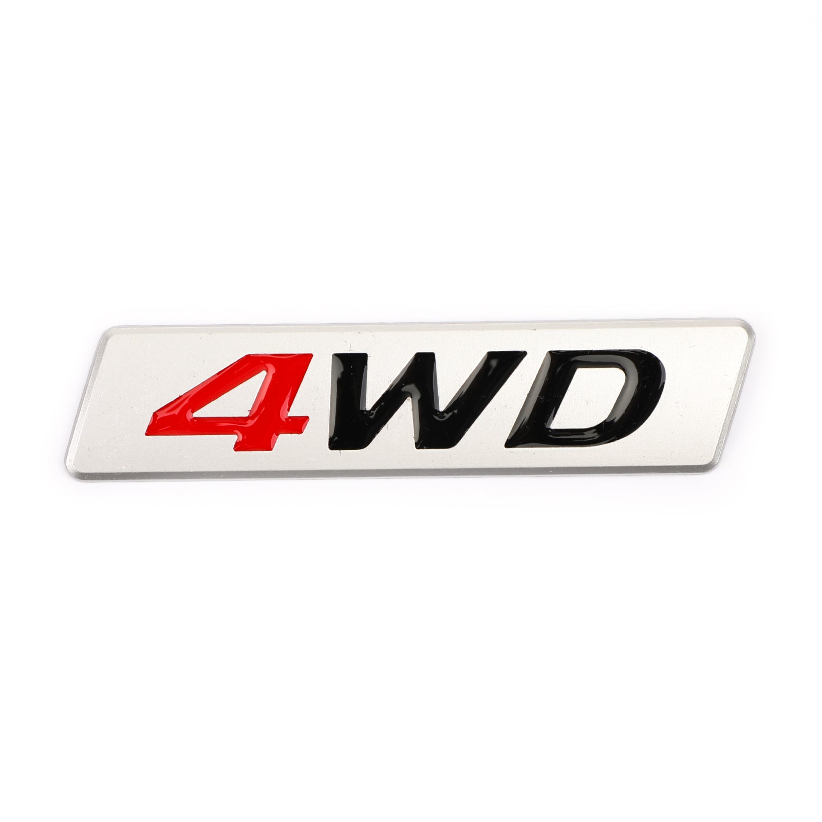 Nieuwe metalen 4WD embleem auto spatbord kofferbak achterklep badge stickers sticker 4WD 4X4 SUV generiek