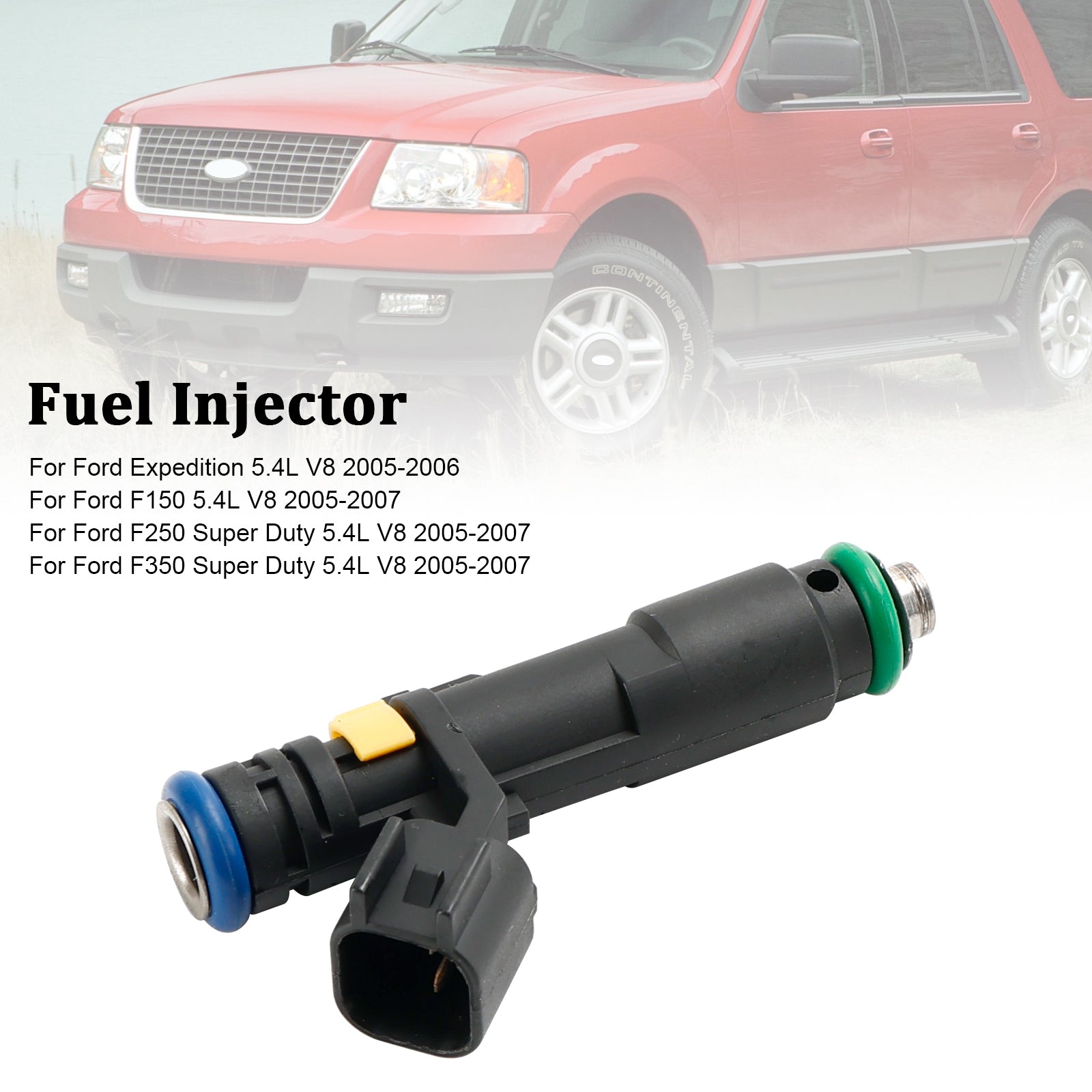 Injecteur de carburant adapté à Ford F150 F250 F350 Expedition Super Duty 2005 – 2007, 5,4 l, 1 pièce