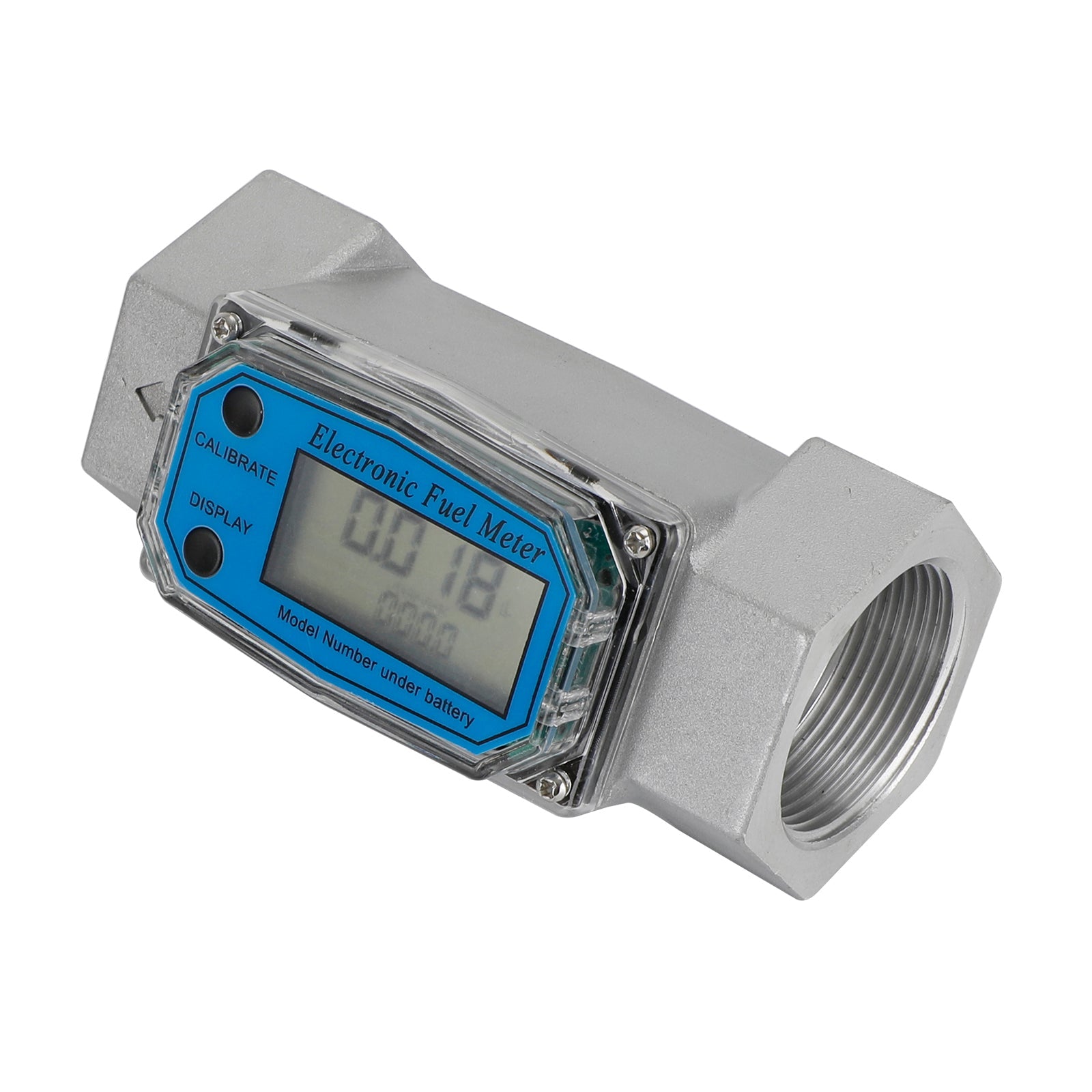 Turbine Digital Diesel Fuel Flow Meter Oval Gear Flow Gauge BSPT/NPT