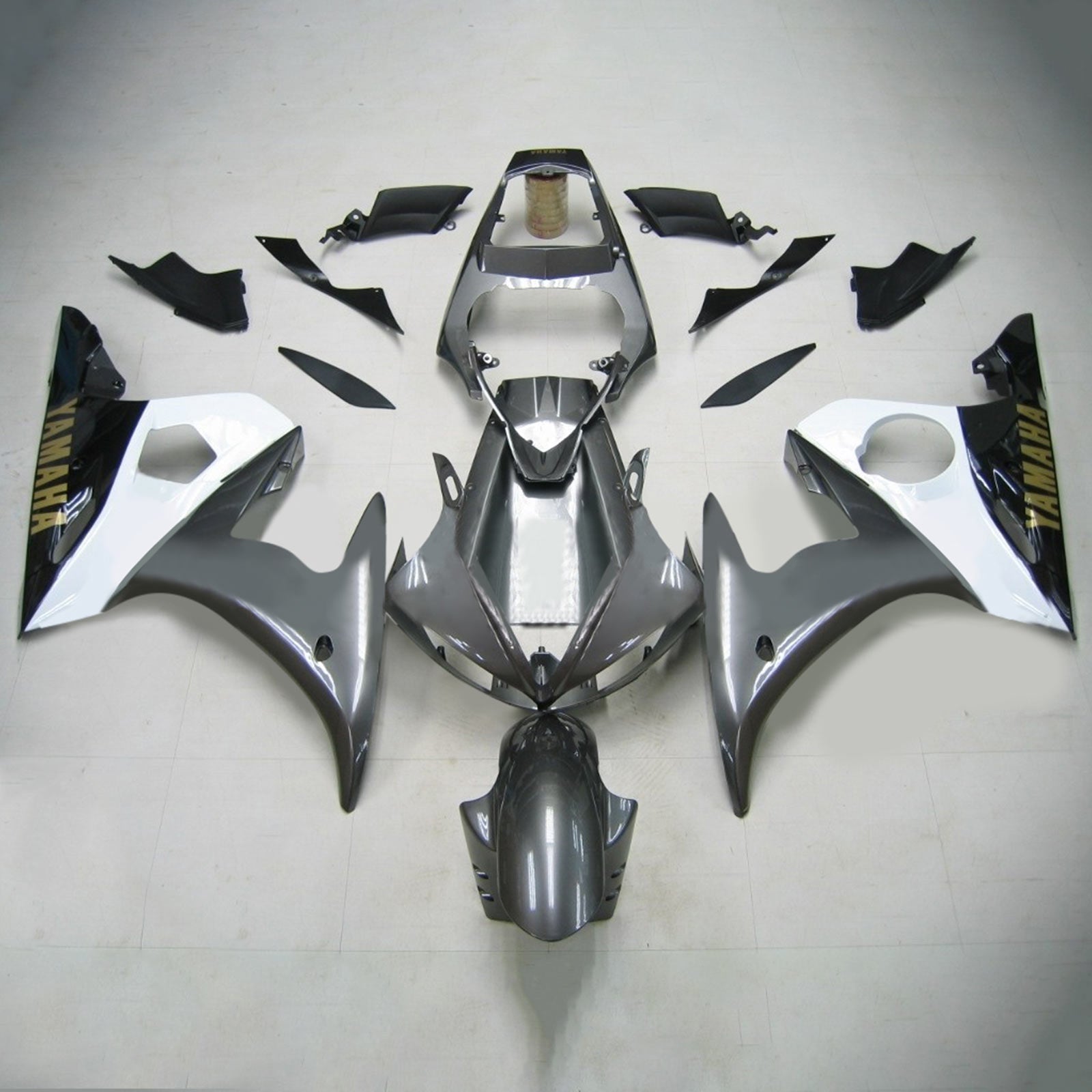 2005 Yamaha YZF 600 R6 Kit de camerage d'injection Bodywork Plastic Abs # 101