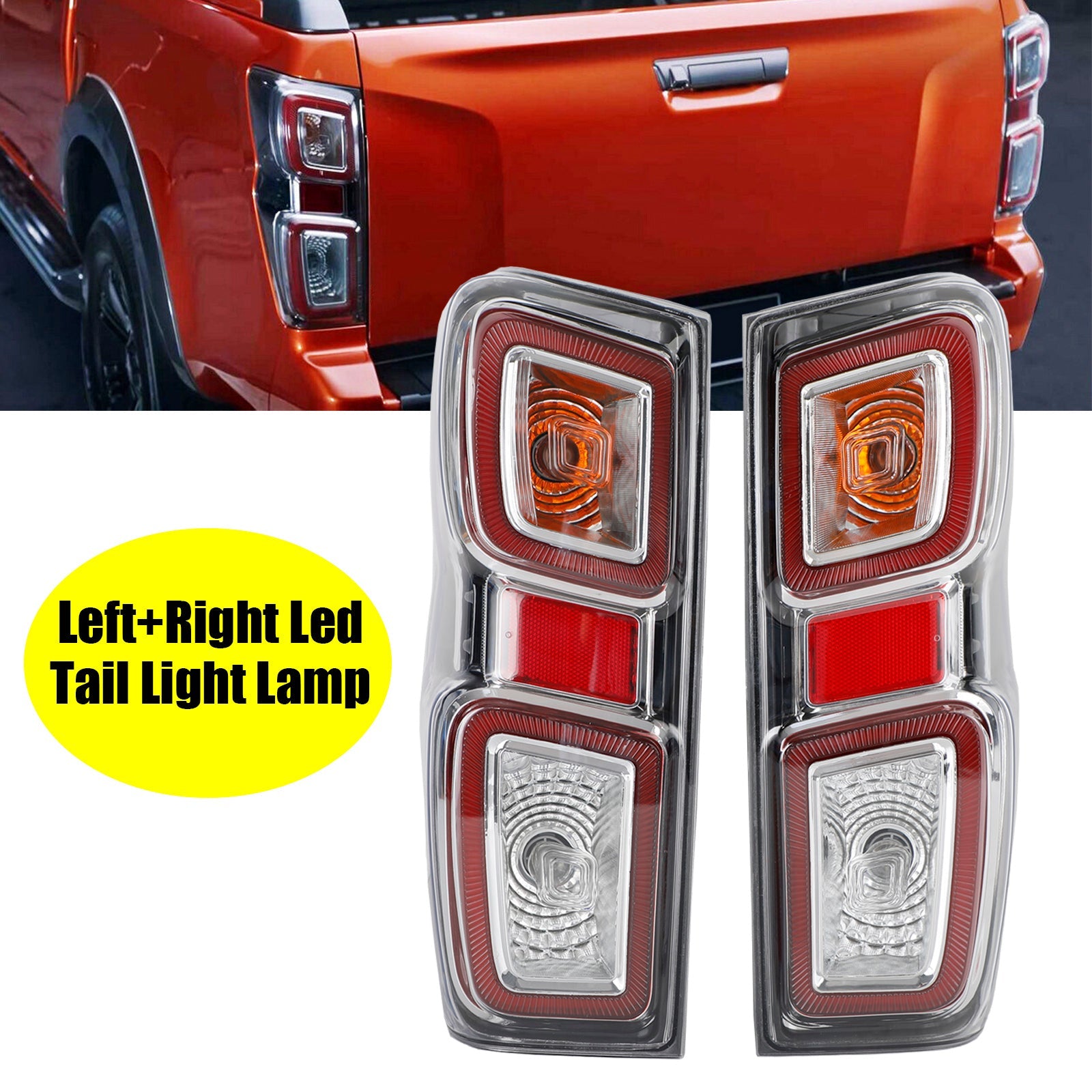 Feu arrière de lampe LED pour pick-up Isuzu D-max L+R 2020 – 2022