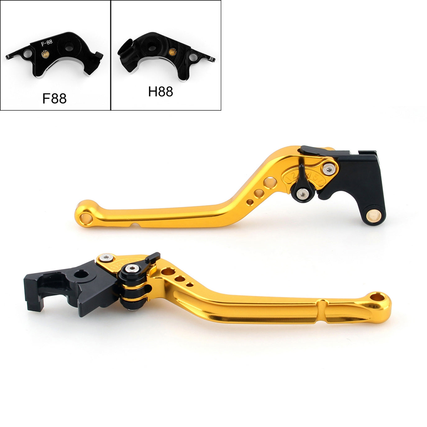 Brake Clutch Levers For Kawasaki ZX1400/ZX14R/ZZR1400 GTR1400/CONCOURS 14 Black Generic