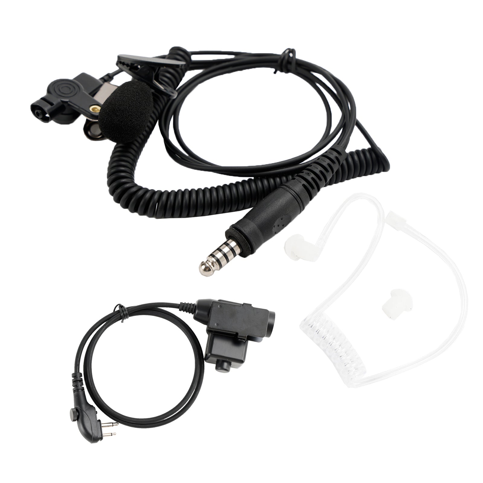 7.1-A3 transparante luchtbuis-headset met microfoon voor Hytera HYT TC-508 TC-510 TC-518