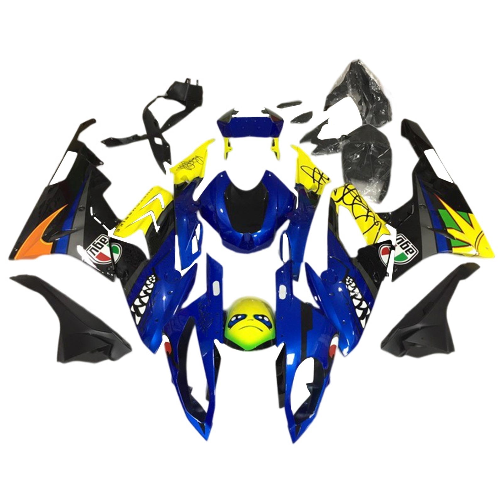 2015-2016 BMW S1000RR Kit Carénage Carrosserie Plastique ABS