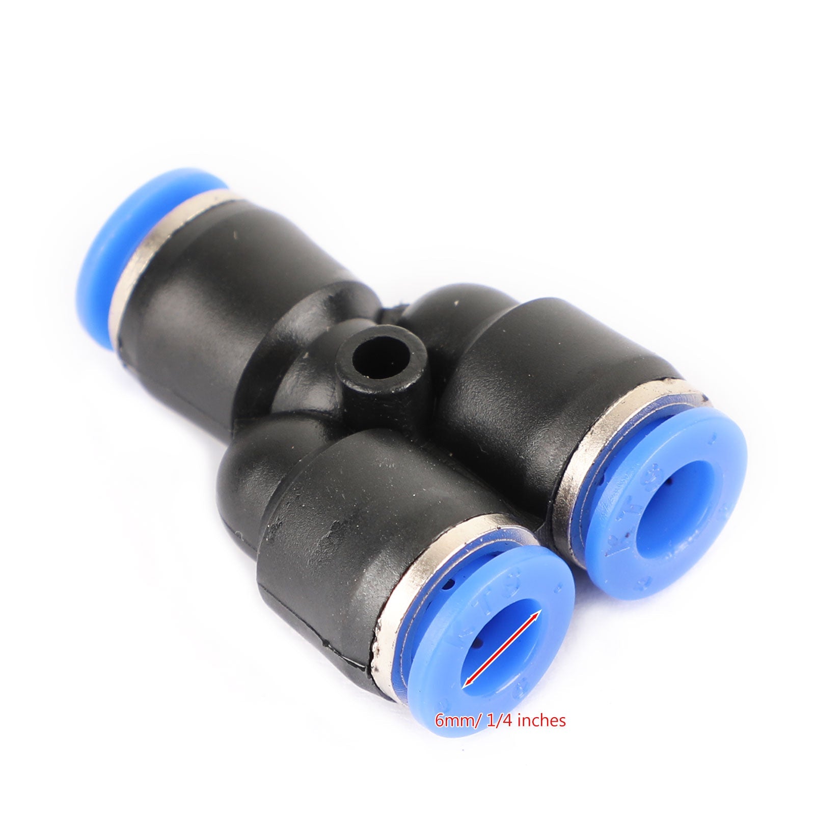 Pneumatic Air Quick Push to Connect Fitting "L" "T" "Y" Straight Split Tube 6mm