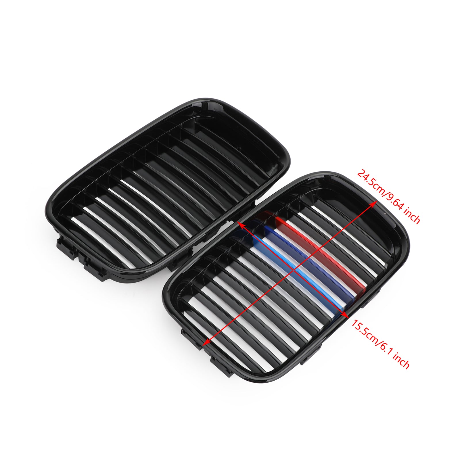 Front Kidney Sport Hood Grill Grille For 1992-1996 BMW E36 318i 325i 51138122237 51138122238 Generic