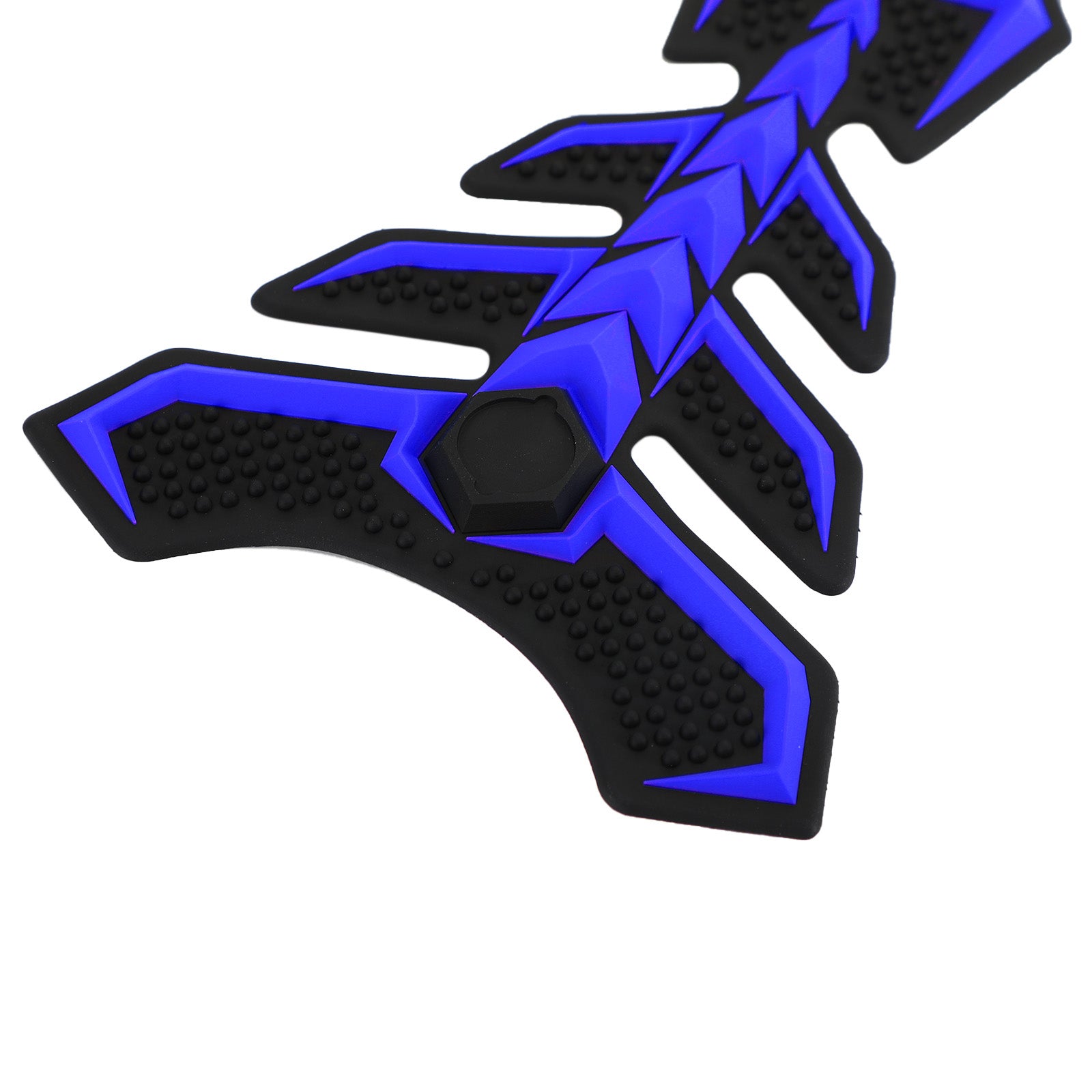 3D rubber universele motorfiets brandstof gastank pad beschermer sticker sticker blauw generiek