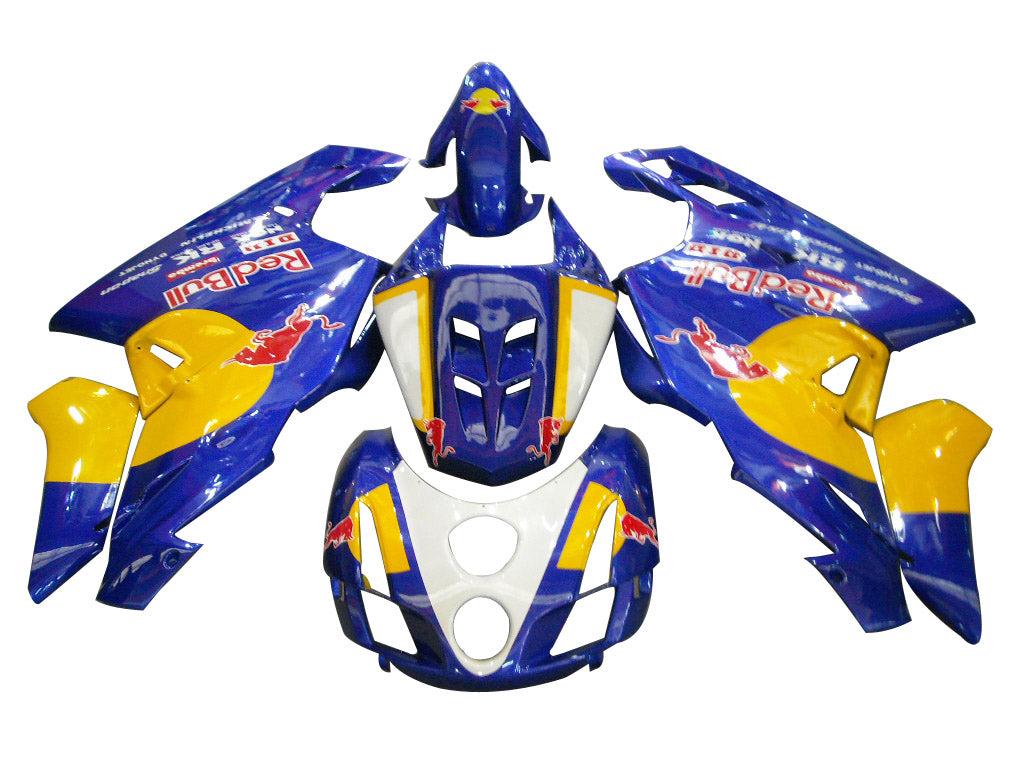 Stroomlijnkappen voor Ducati 999 Blue & Yellow Racing Generic uit 2003-2004