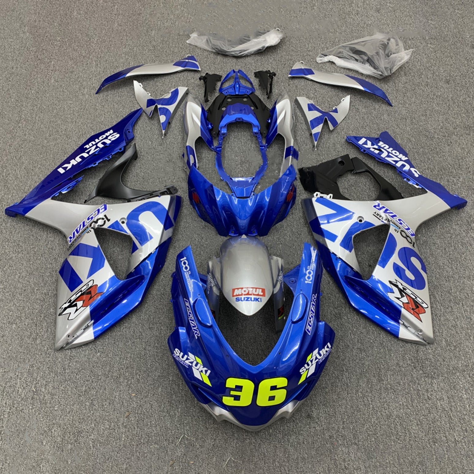 2009-2016 Suzuki GSXR1000 K9 Kit de carénage carrosserie plastique ABS