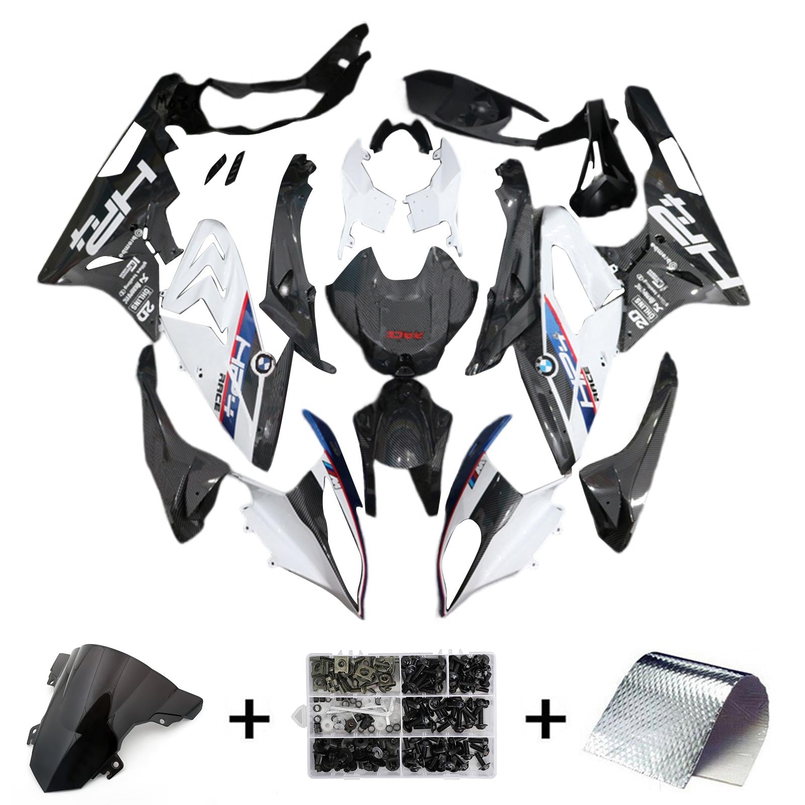 2015-2016 BMW S1000RR Kit Carénage Carrosserie Plastique ABS