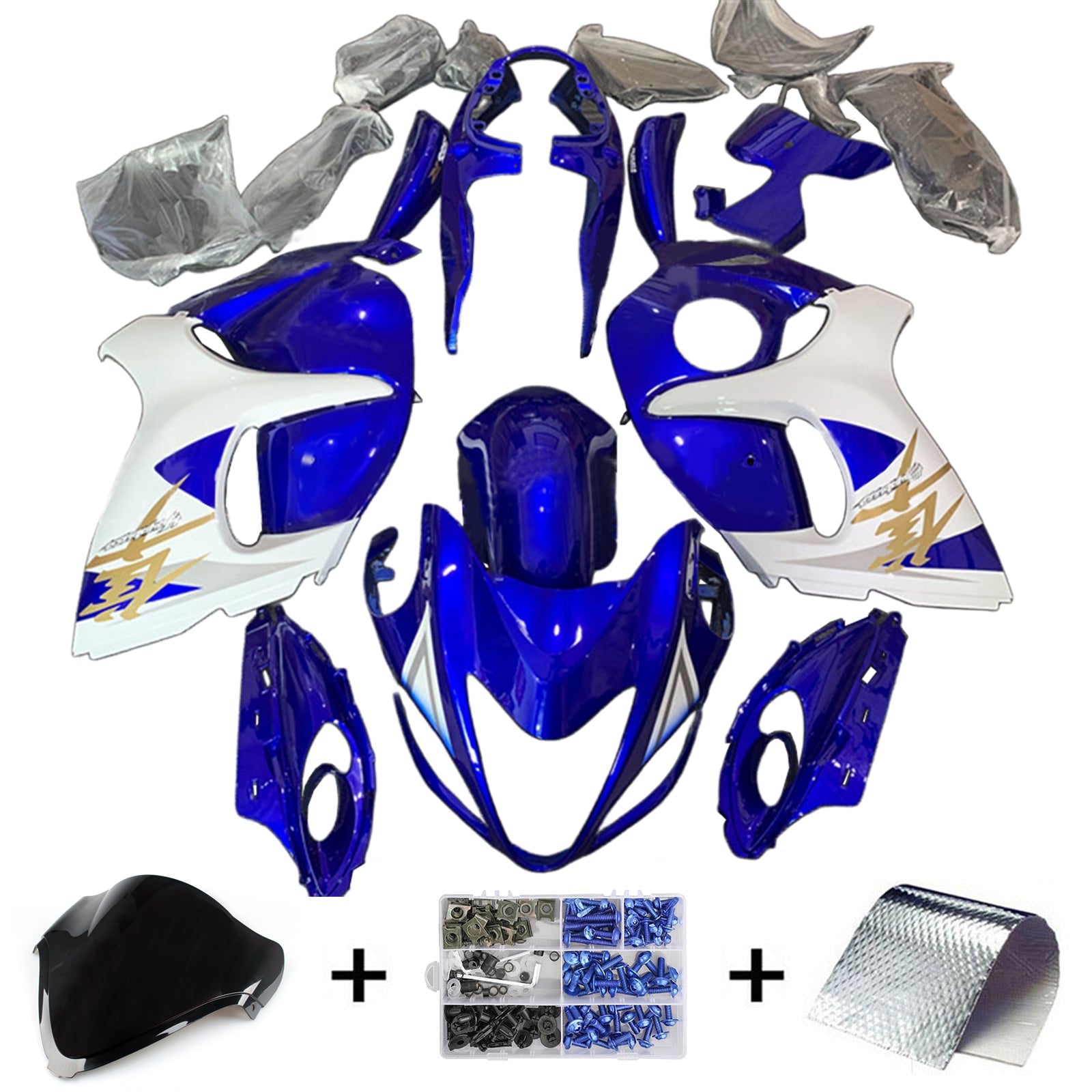 2008-2020 Suzuki Hayabusa GSX1300R Kit de carenado Carrocería Plástico ABS