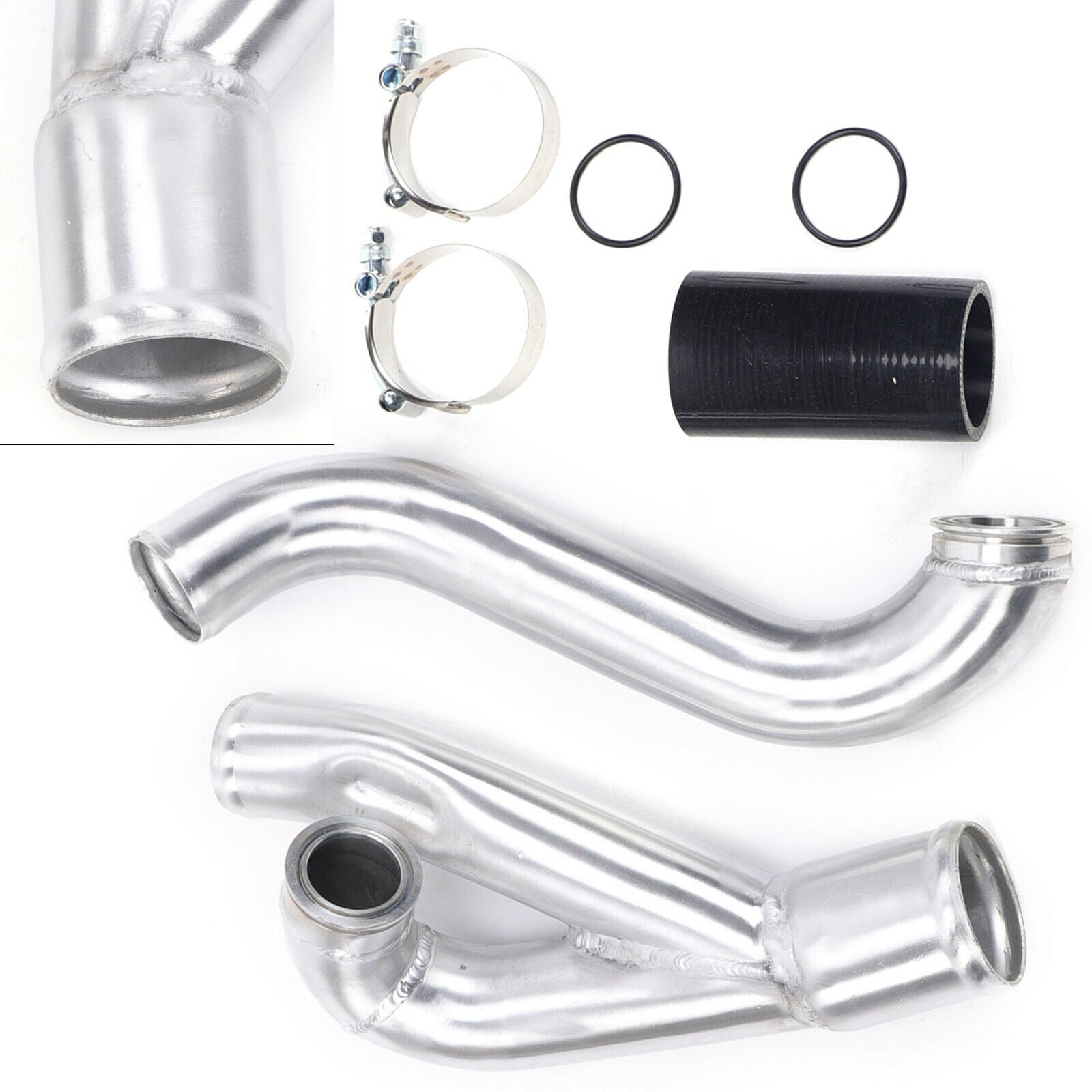 Turbo Outlet Charge Pipe Upgrade Kit For 07-13 BMW 335i 335is N54 Aluminum Generic