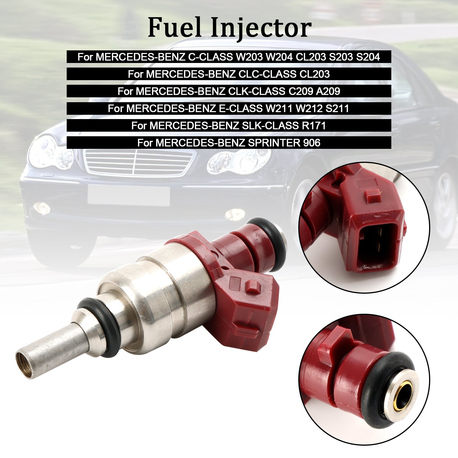 Injecteur de carburant A2710780023, 1 pièce, adapté à Mercedes Benz classe C classe CLK 1,8 l