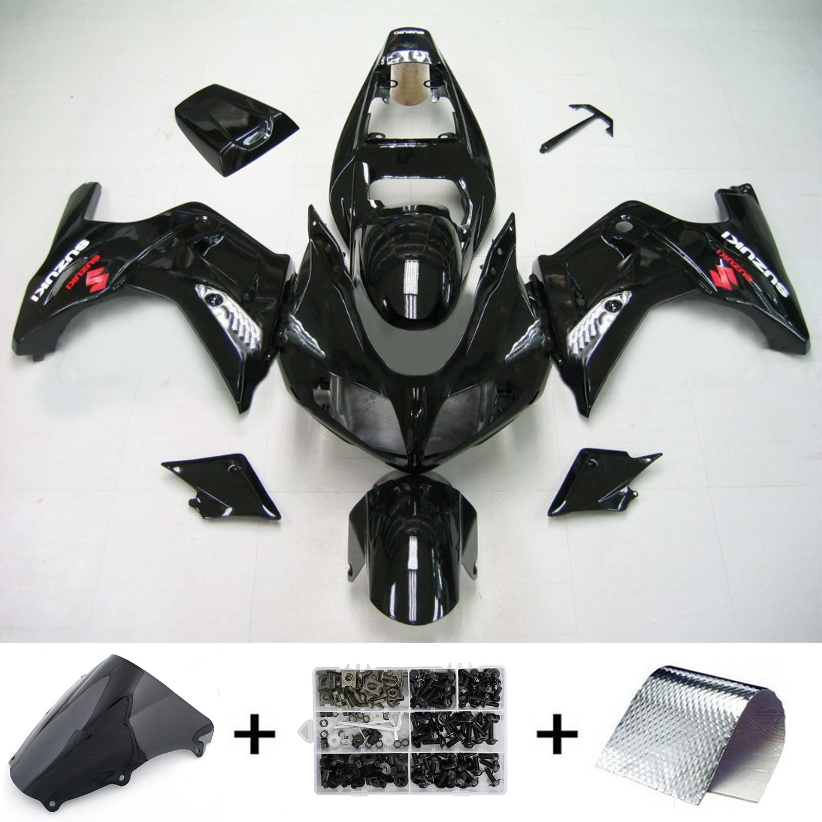 2003-2013 Suzuki SV650 Amotopart Injection Fairing Kit Bodywork Plastic ABS #101