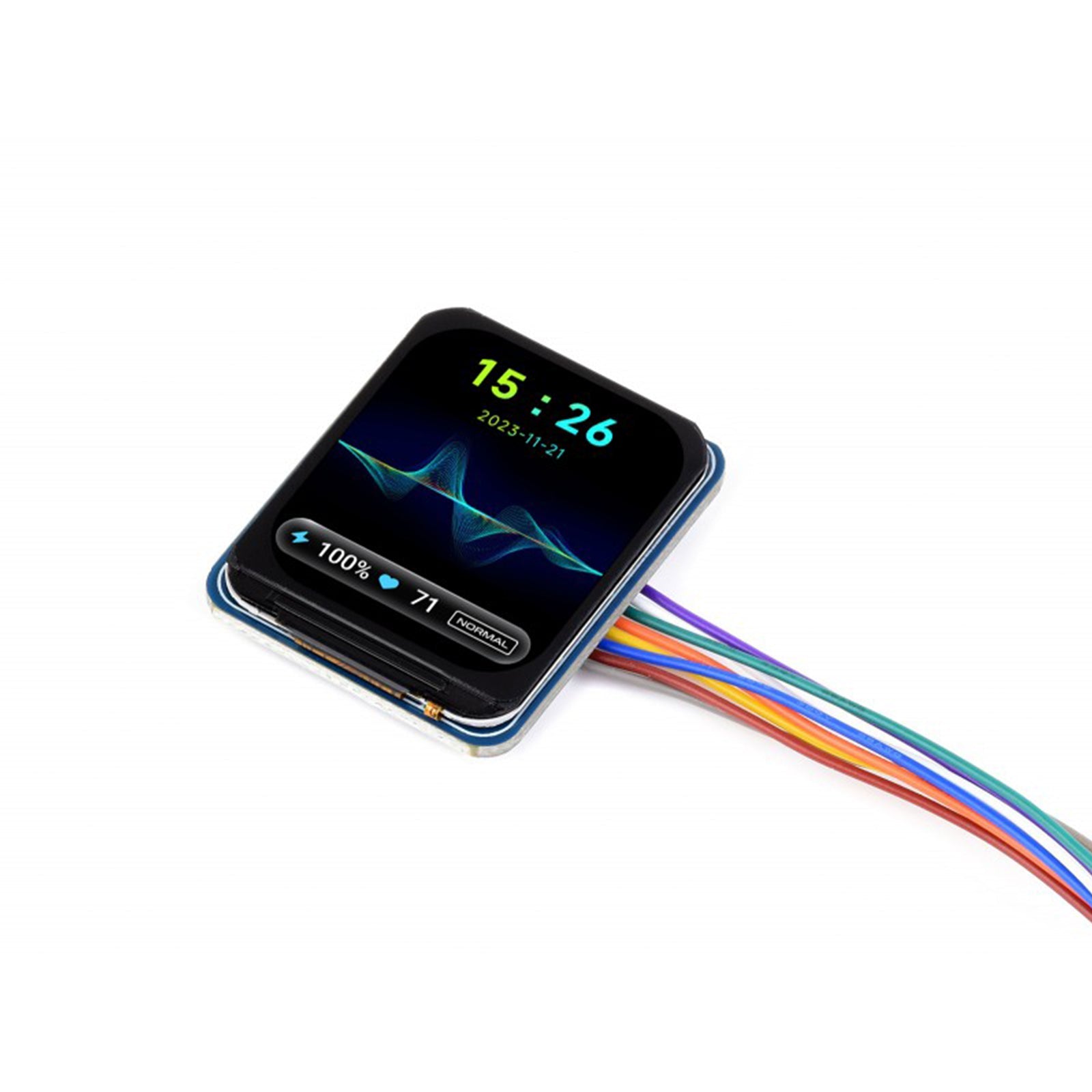 1,5-inch IPS-scherm SPI-interface afgerond scherm NV3030B LCD-uitbreidingskaart