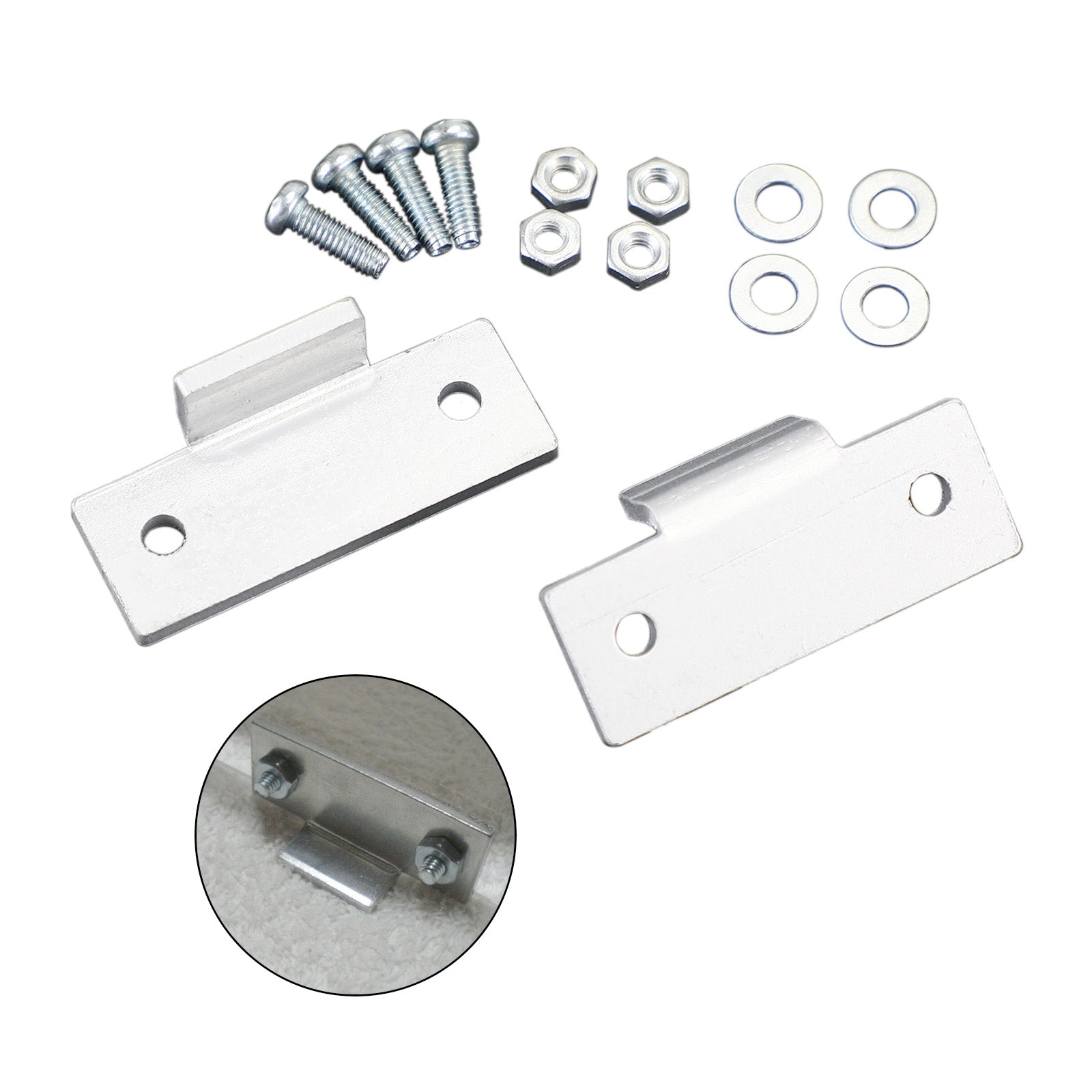 Two Dust Cover Fix Repair Brackets Hinge For SL-D1 B1 D2 B2 D3 Others Turntable