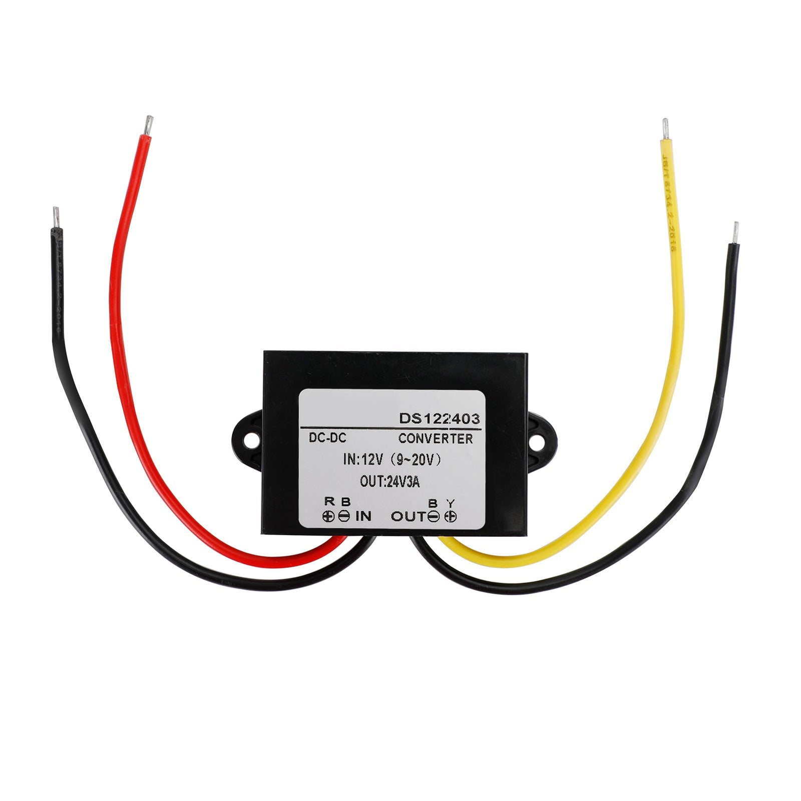 Convertisseur élévateur de tension DC-DC étanche, Module d'alimentation de voiture 12V à 24V