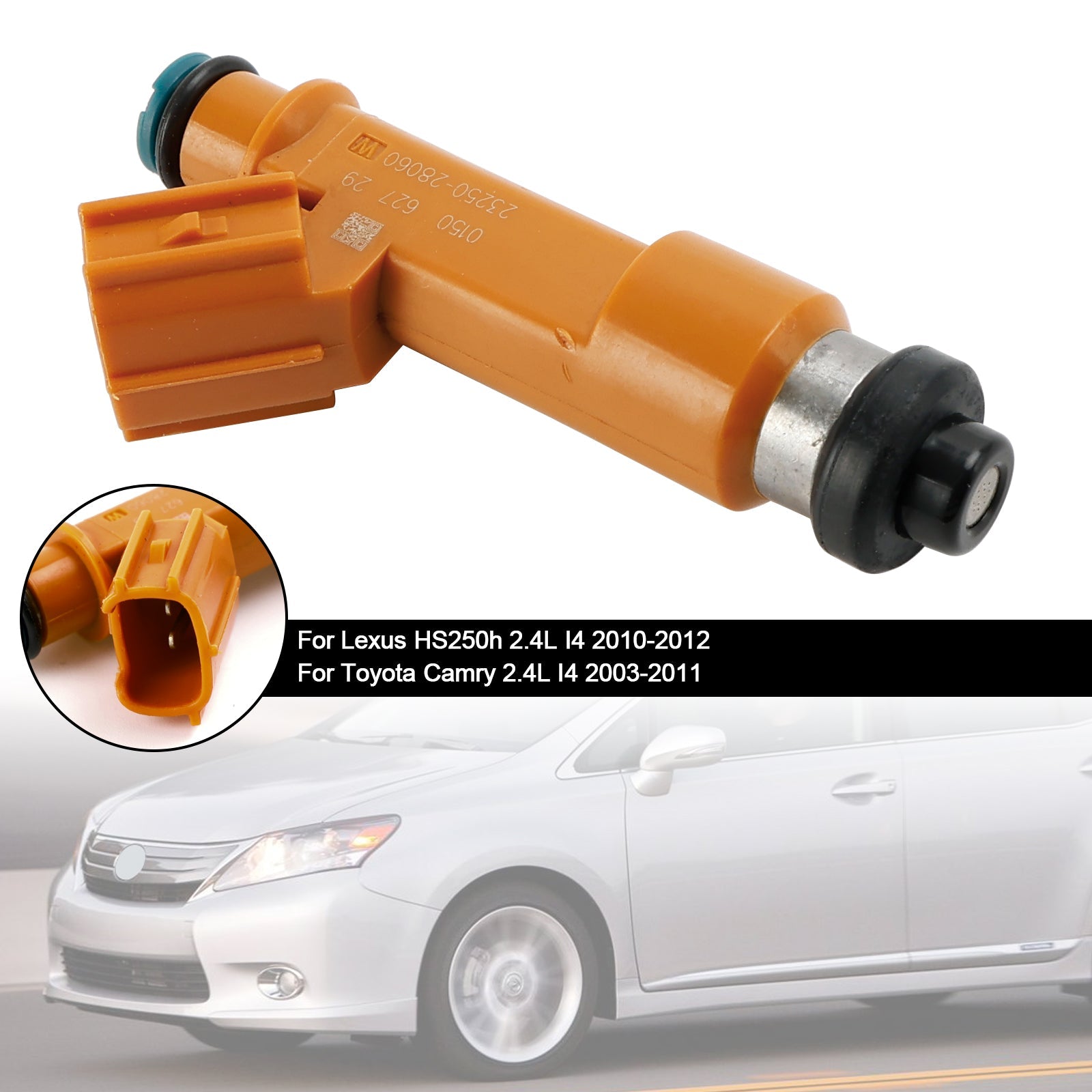 1 pièces injecteur de carburant 23209-0H050 pour Toyota Camry 2.4L 2003-2011 23209-28060