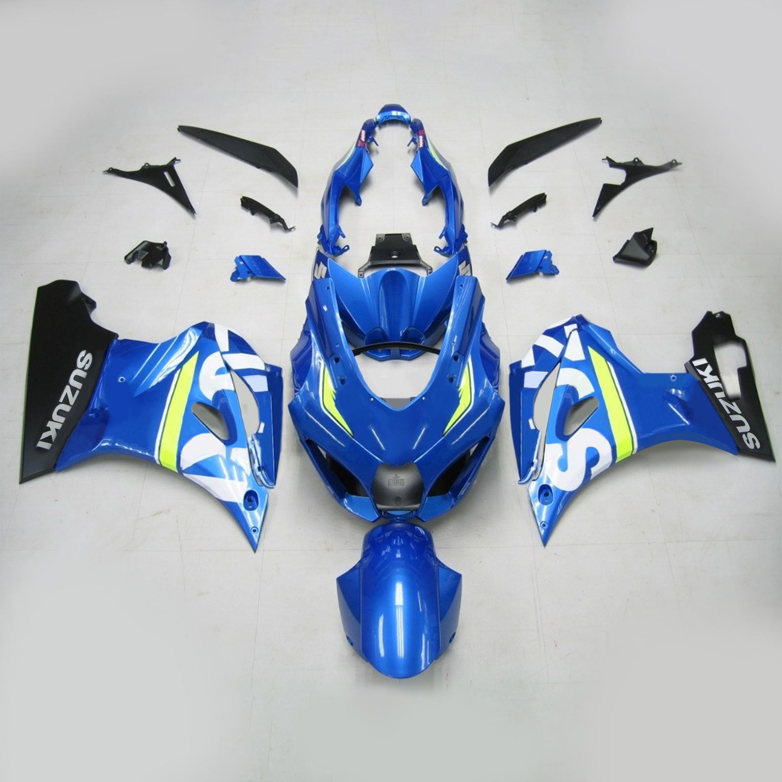 2017-2024 Suzuki GSXR1000 K17 Kit de carénage d'injection carrosserie plastique ABS #101