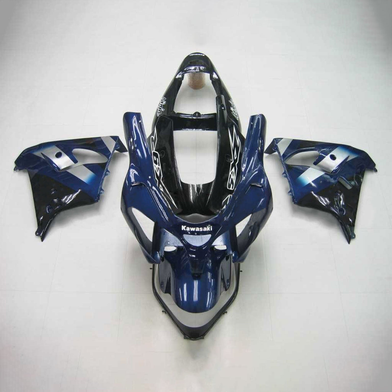 2002-2003 Kawasaki ZX9R Injection Fairing Kit Karosseri Plast ABS #103