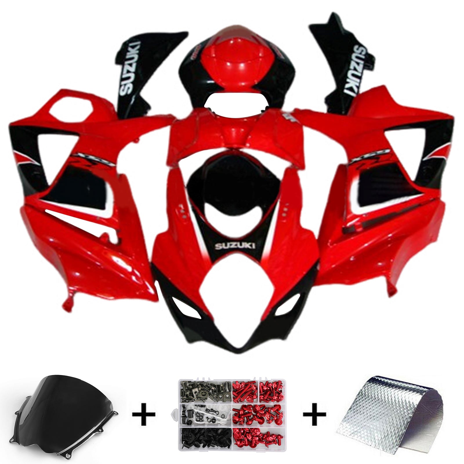 2007-2008 Suzuki GSXR1000 K7 Kit de carénage carrosserie plastique ABS