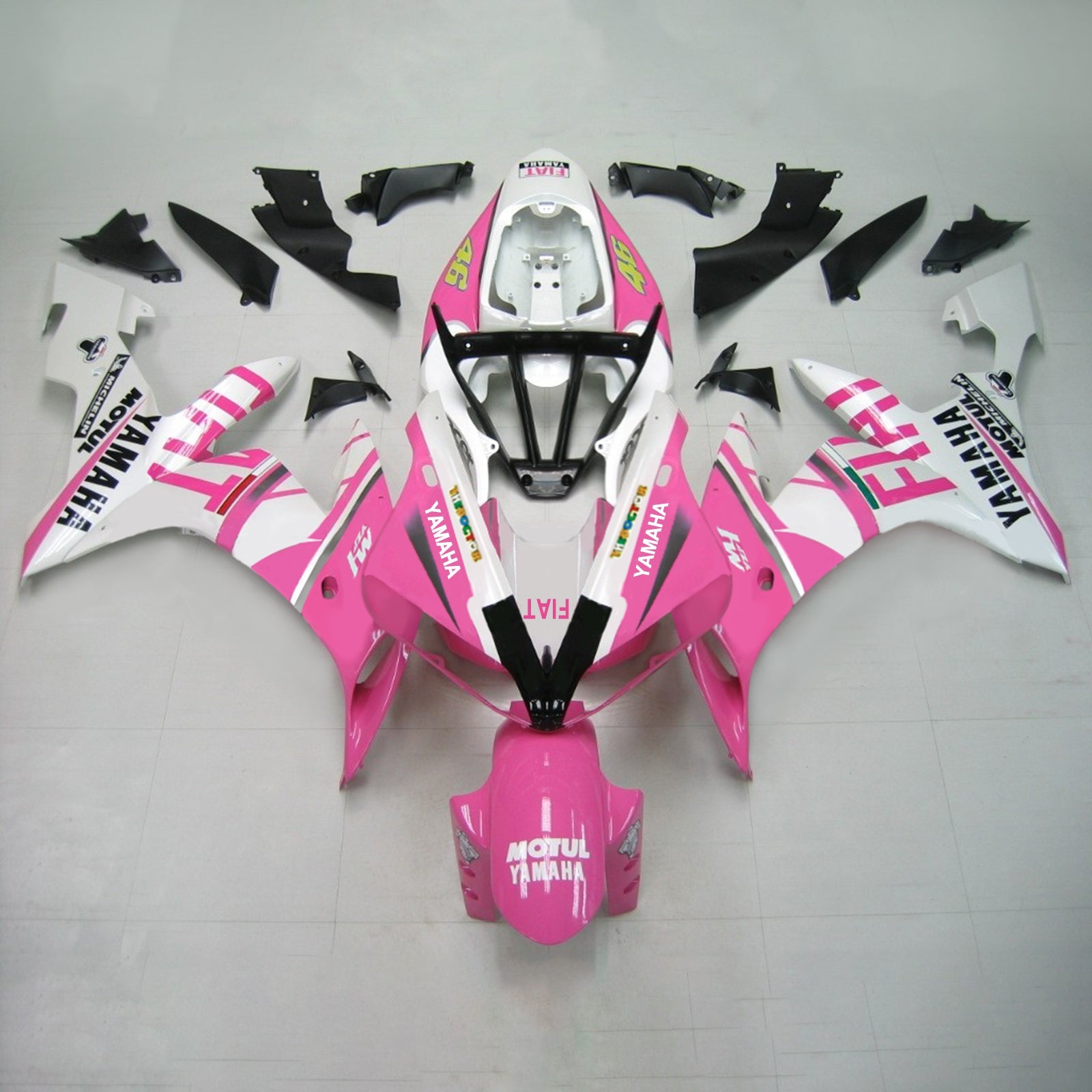 2004-2006 Yamaha YZF 1000 R1 Amotopart Injection Fairing Kit Bodywork Plastic ABS #142