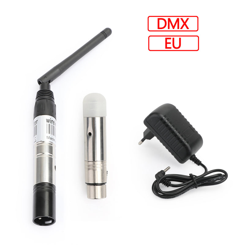 DMX512 Wireless Transmitter Receiver DMX Controller 2.4G Stage Lighting EU