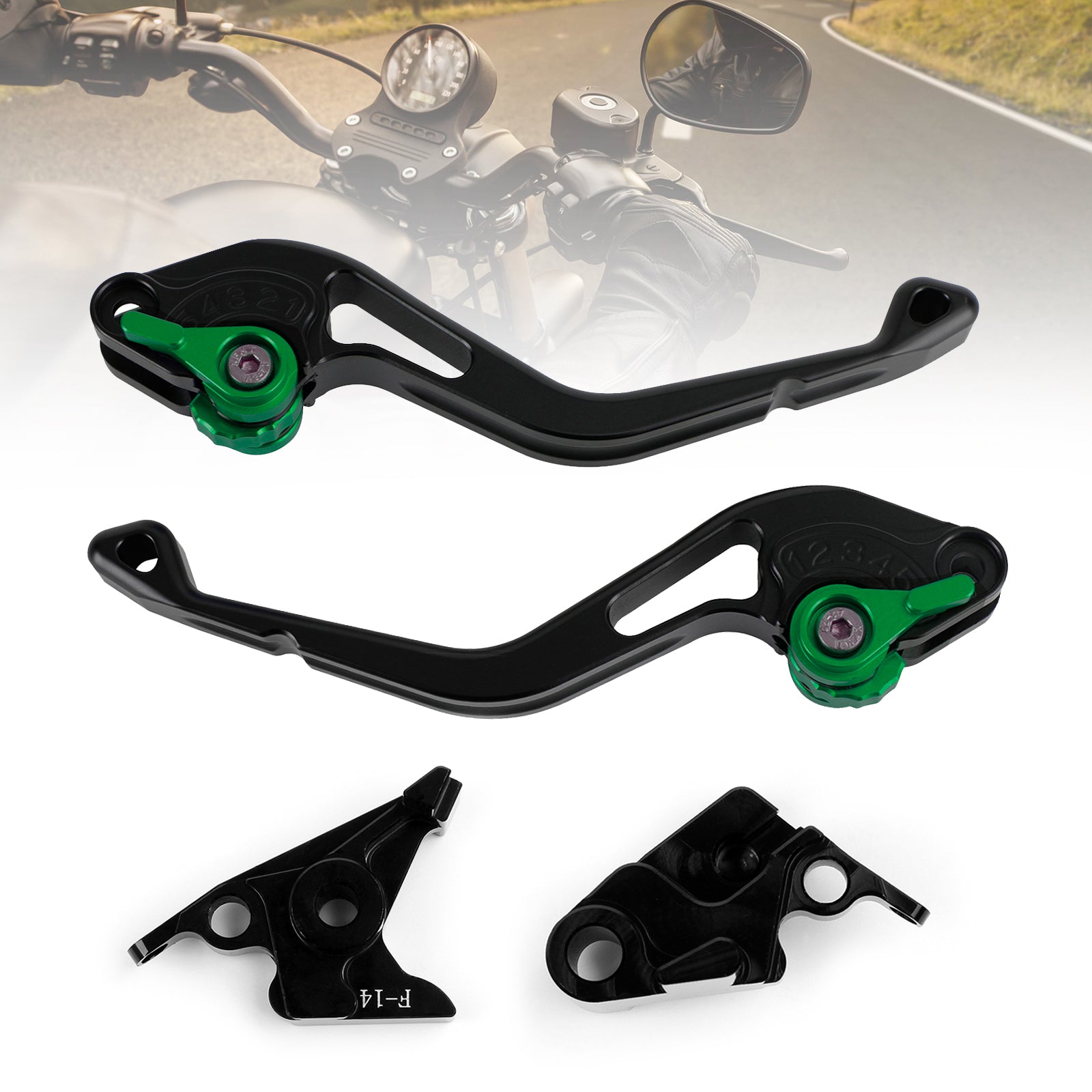 Kawasaki ZZR600 ZXR400 Z750S ZX9R ER-5 NEW Short Clutch Brake Lever