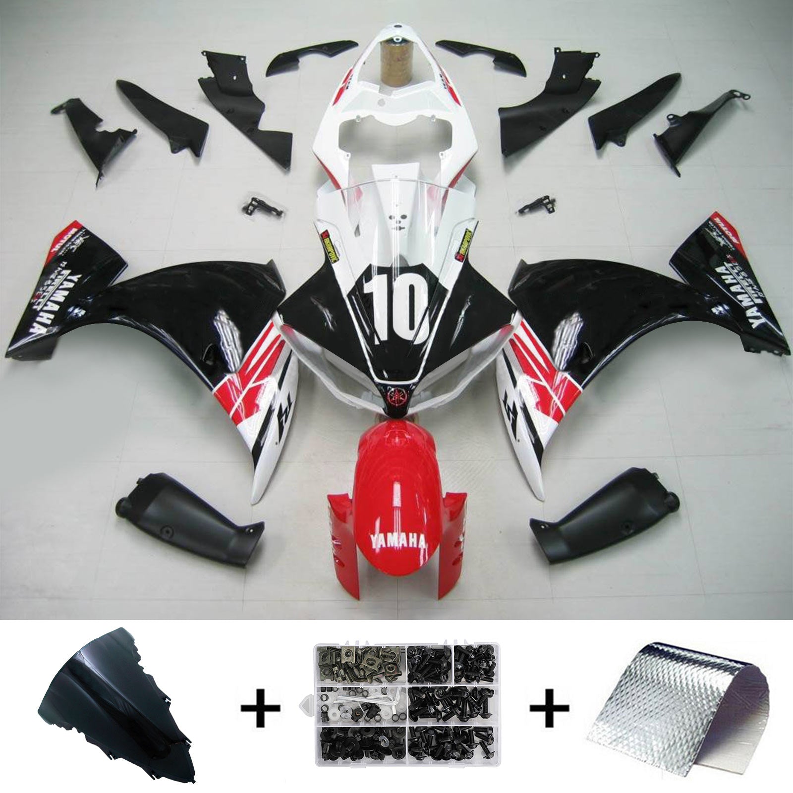 2012-2014 Yamaha YZF 1000 R1 Injection Fairing Kit Bodywork Plastic ABS #125