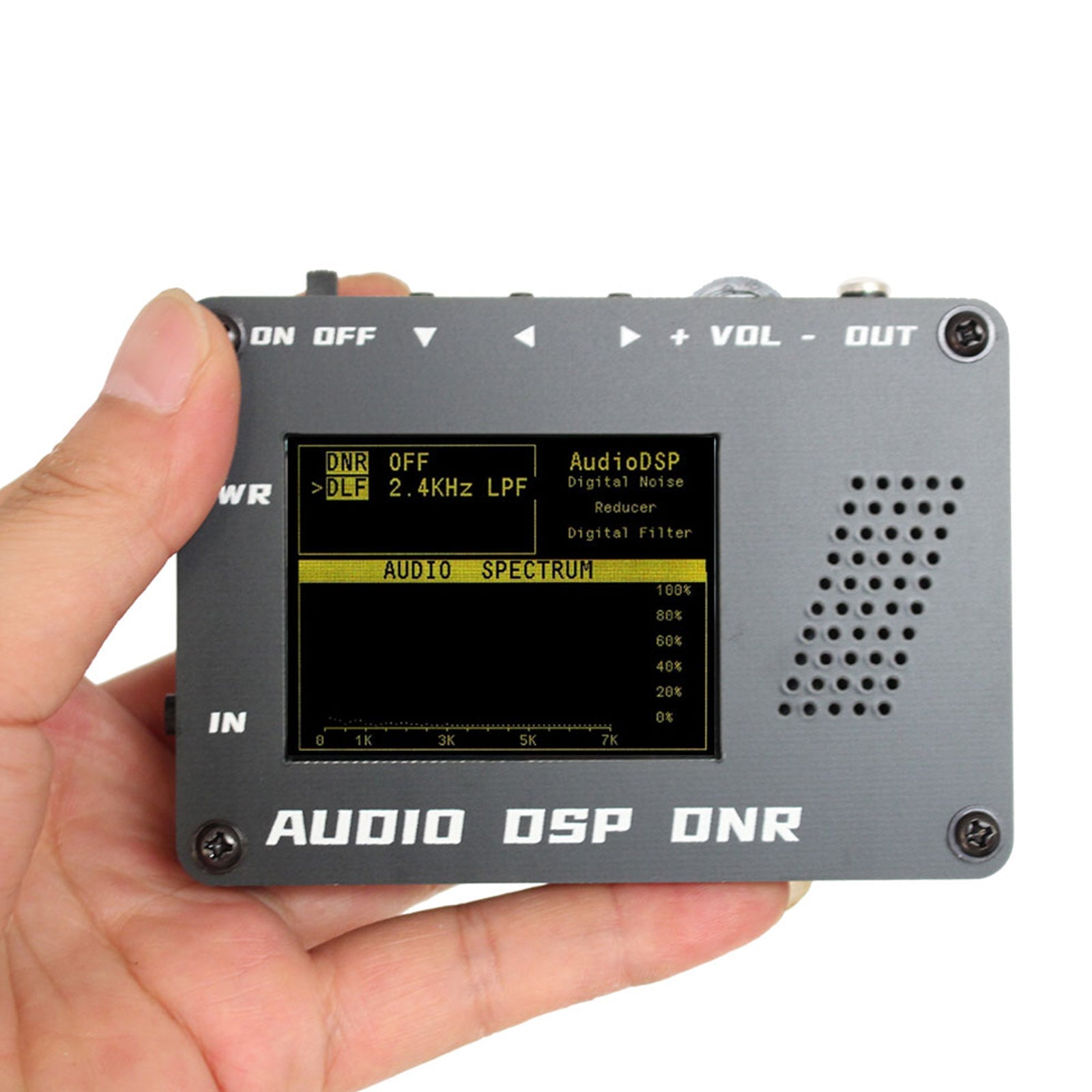 Audio DSP Noise Reductioner DNR Digital Filter SSB radio YAESU ICOM + Speaker