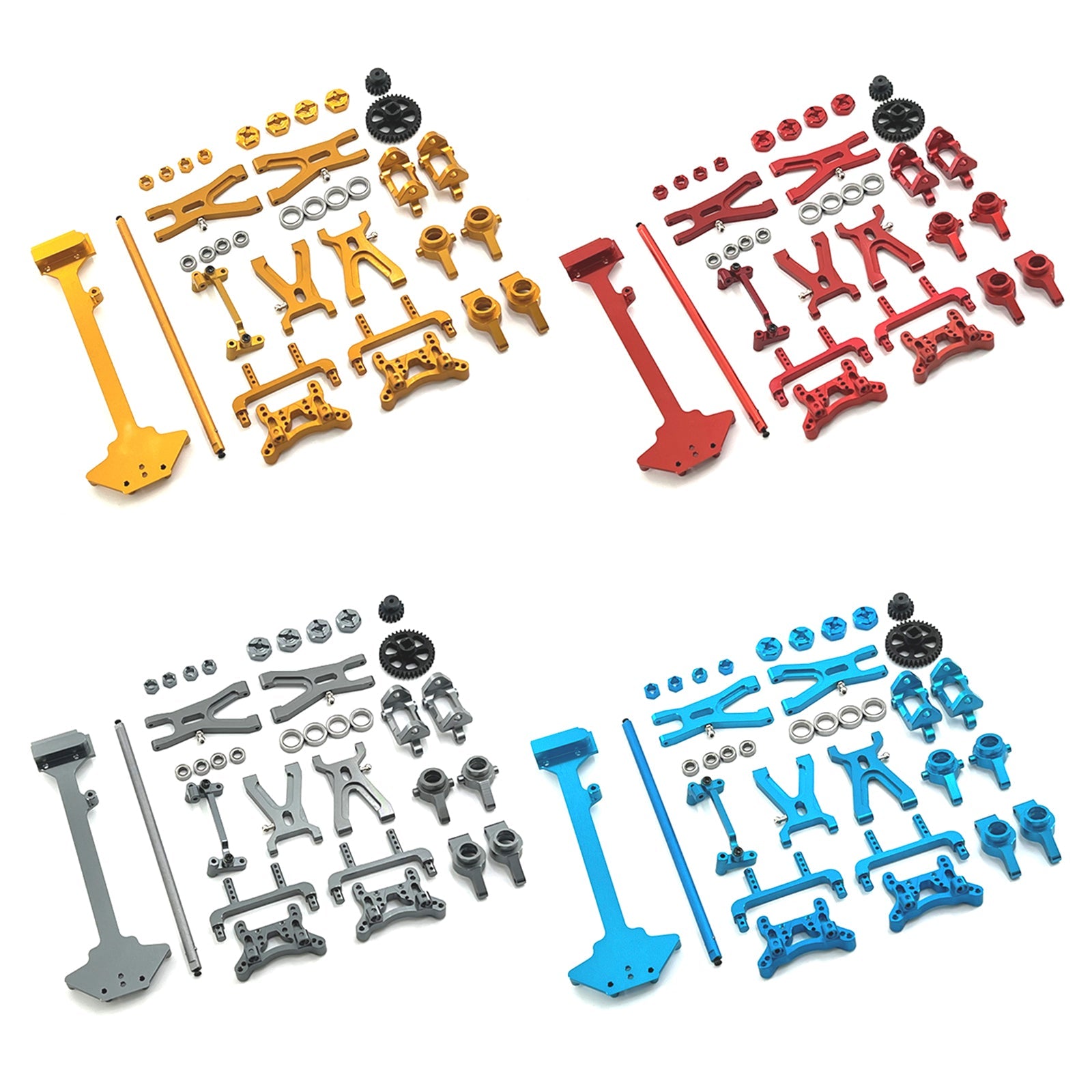 Pièces de réparation de voiture RC, mise à niveau des pièces métalliques pour 1/18 Wltoys A949 A959 A969 A979 K929