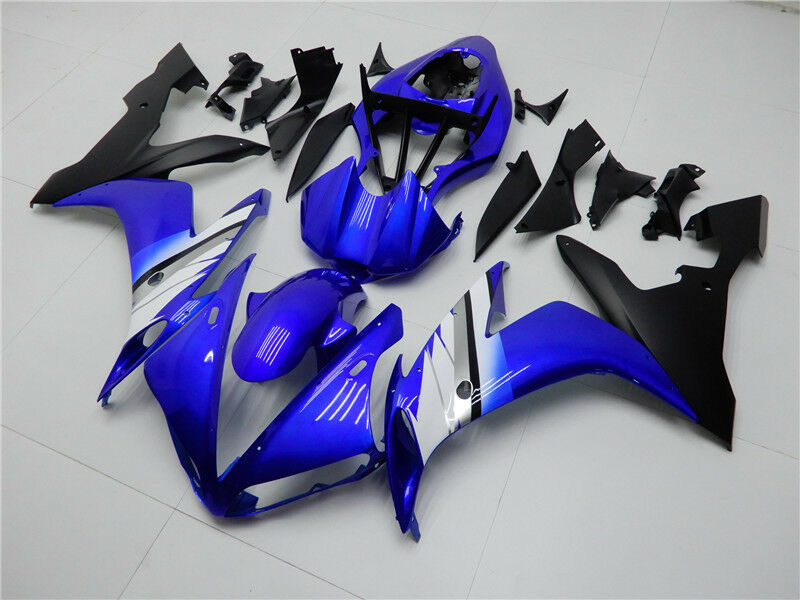 2004-2006 Yamaha YZF R1 Fairing Blue Black Kit