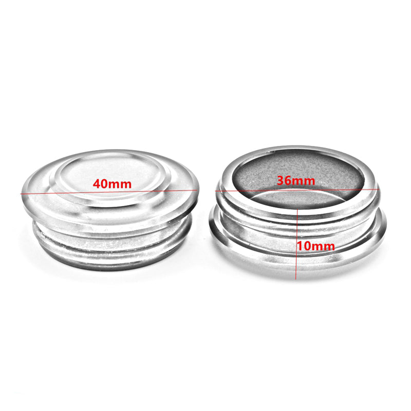 Billet Aluminium Frame Plug Caps Zwart Geschikt voor Honda Rebel CMX500 2020-2021