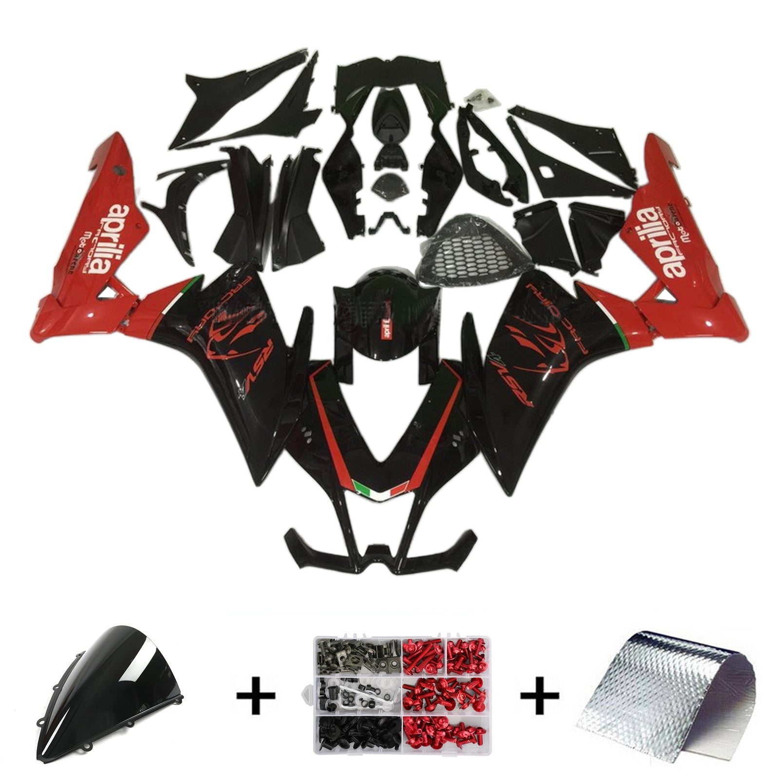 2009-2015 Aprilia RSV4 1000 Fairing Kit Bodywork Plastic ABS