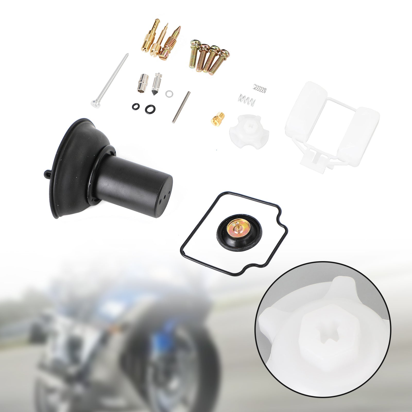 Kit de reconstruction de carburateur adapté pour Honda CBX250 Twister cylindre moto générique