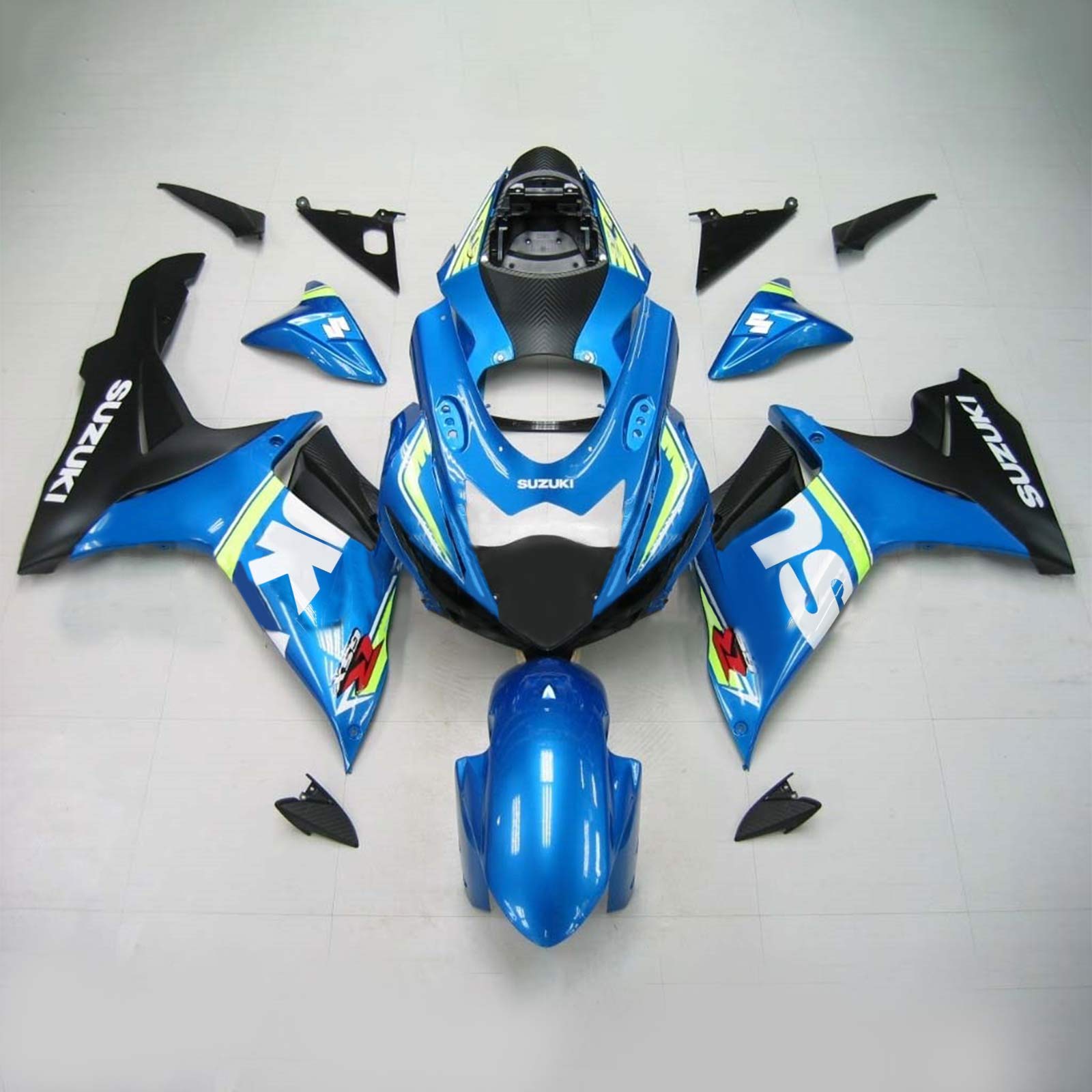 2011-2024 Suzuki GSXR 600/750 K11 Kit de carénage injection Amotopart Bodywork Plastic Abs # 101