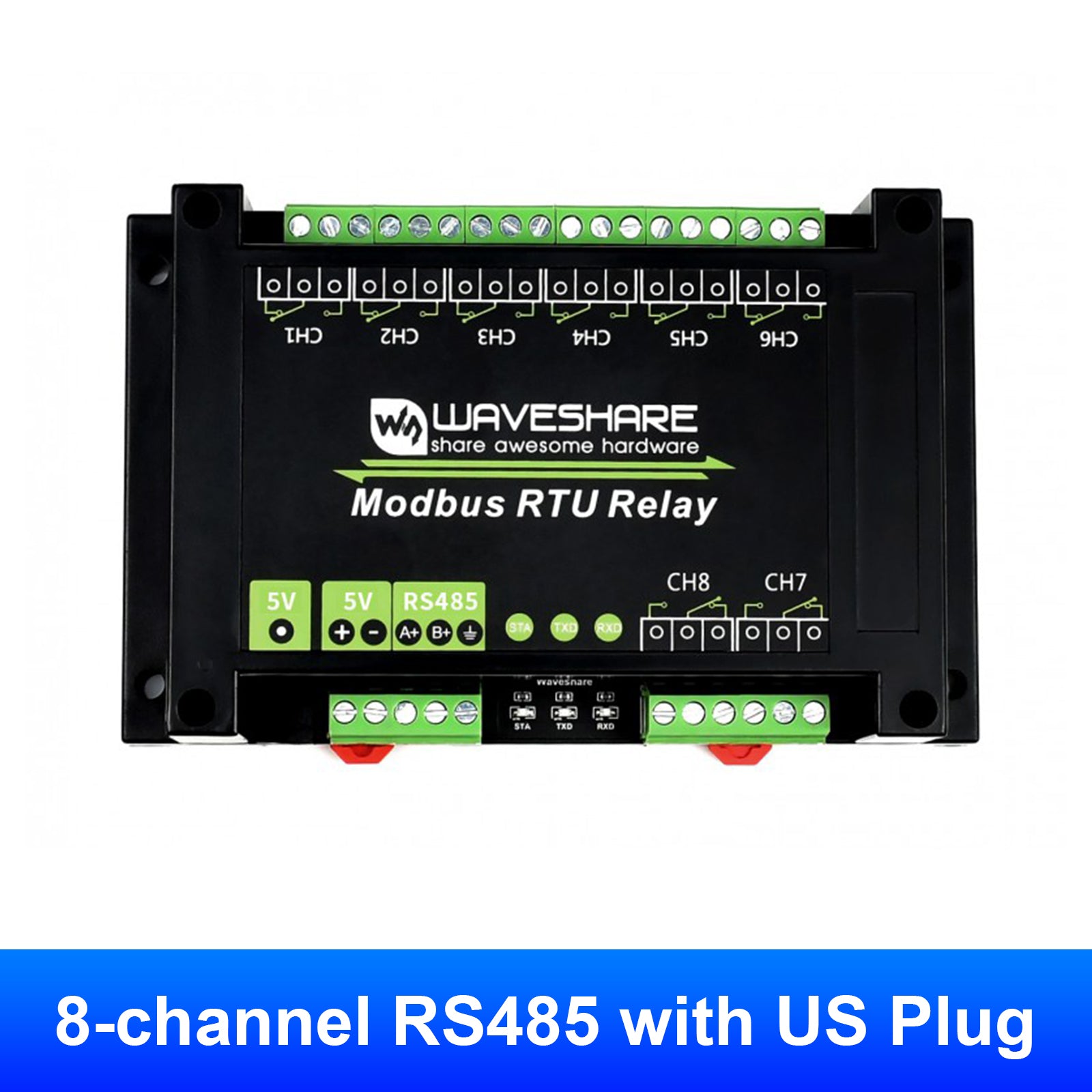 Modbus RTU 8/16/32-kanaals RS485 relaismodule isolatiebeschermingscircuits