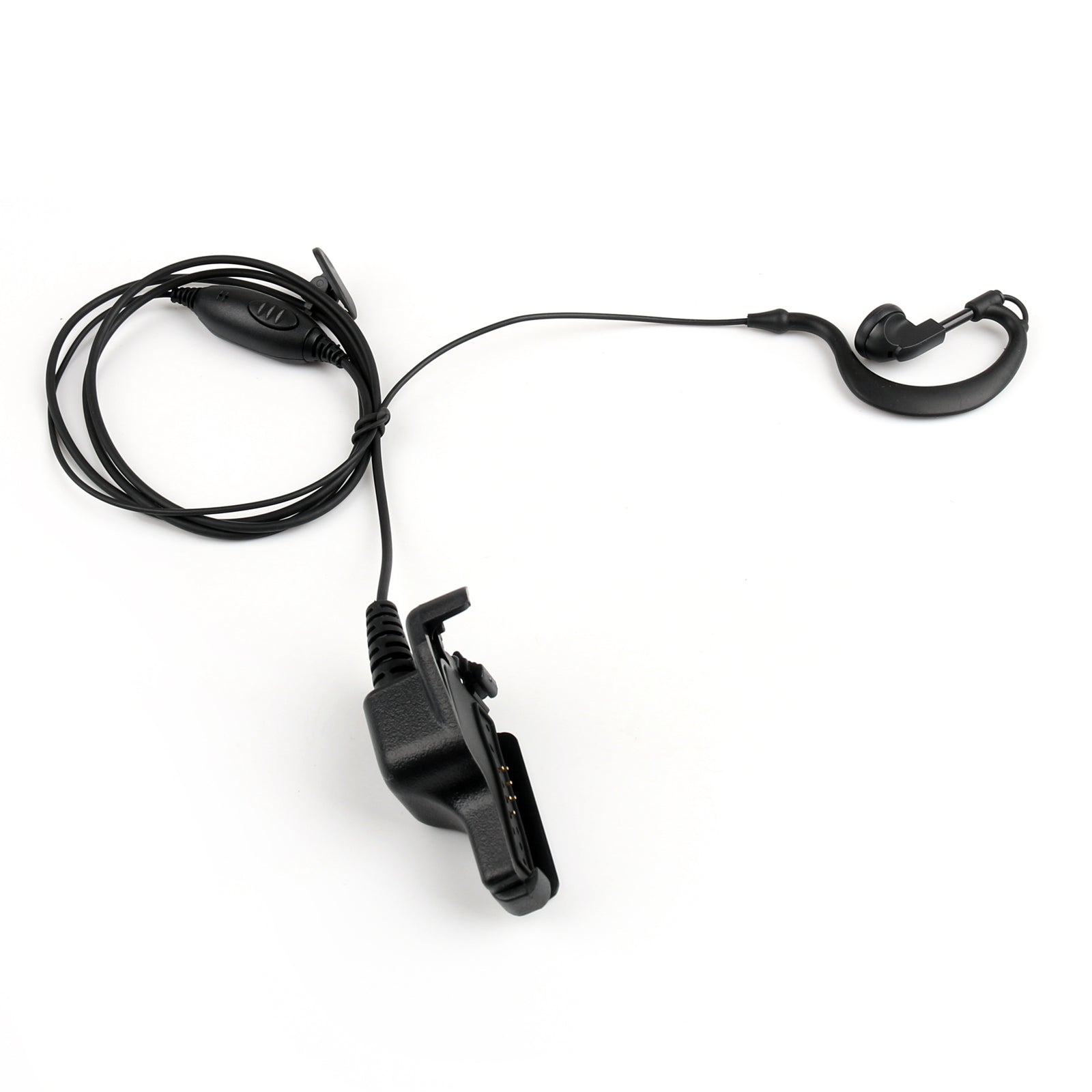 1x G-vorm oorhaak oortelefoon headset PTT MICROFOON voor Motorola XTS5000 MTX838 GP1200