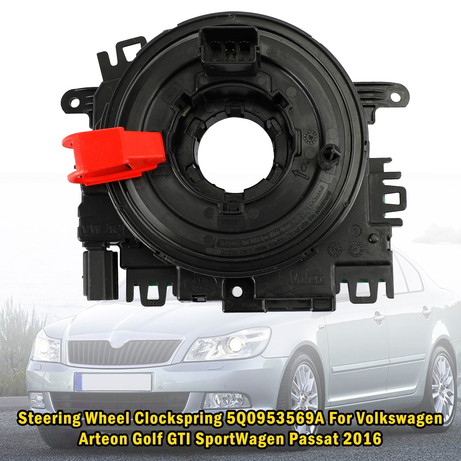 Juin 2013-2019 VW Caddy / mai 2010 - décembre 2012 SEAT Leon Volant Clockspring 5Q0953569A