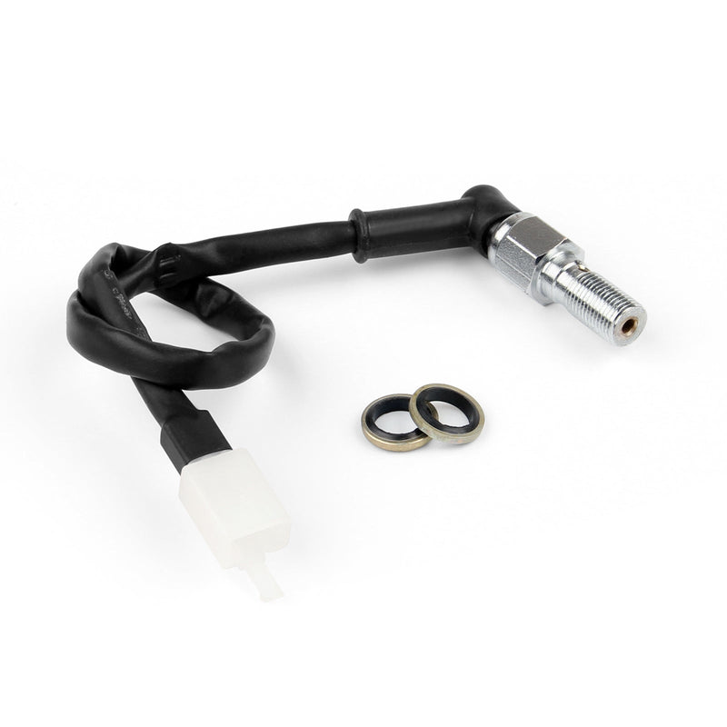 Single RearSet Hydraulic Brake Pressure Light Switch Cable Banjo bolt M10 x 1mm Generic